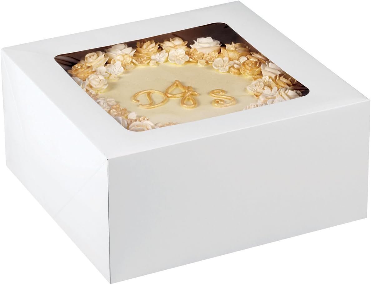 Großhandel 12-Zoll Tortenbox mit Fenster für 10-Zoll Torte, 2-teilige Set für individuelle Logos, Hersteller von hochwertigen Verpackungen in Großmenge.