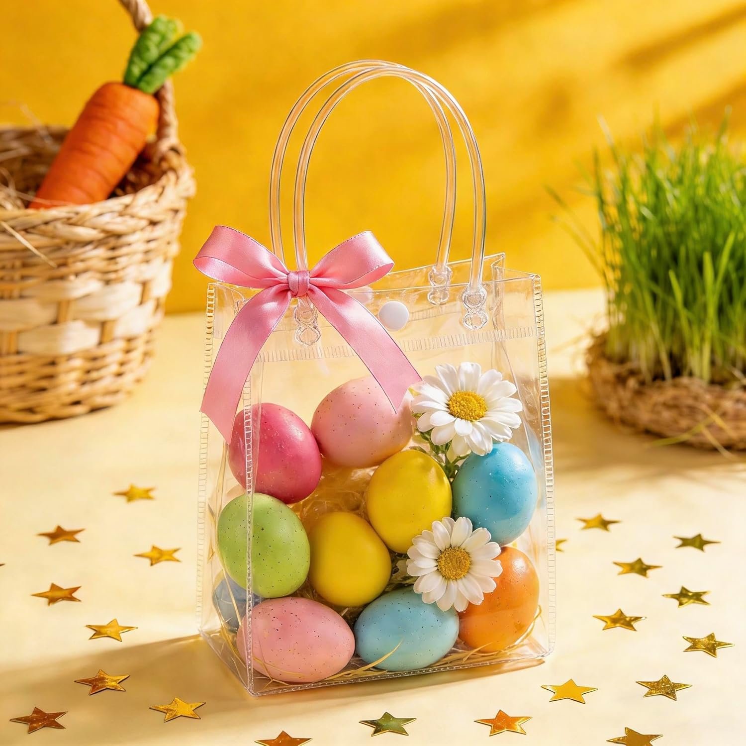 Großhandel durchsichtige PVC Geschenktüten mit Griffen - 10 Stück Mini Partybeutel, Bulk Tüten für Geschenke (Größe 5,9 x 6,3 Zoll) - Individuelles Logo für Werbezwecke, Hersteller von Kunststoffwaren. Großhandel durchsichtige PVC Geschenktüten mit Griffen - 10 Stück Mini Partybeutel, Bulk Tüten für Geschenke (Größe 5,9 x 6,3 Zoll) - Individuelles Logo für Werbezwecke, Hersteller von Kunststoffwaren.