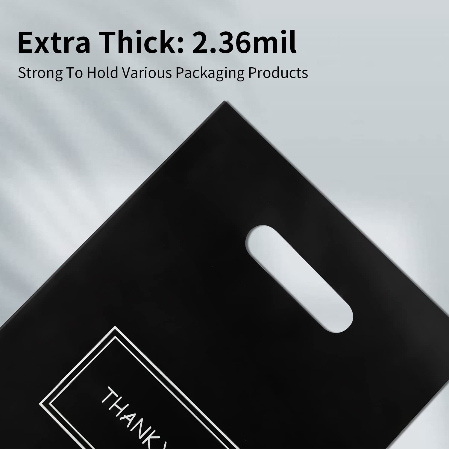 Großhandel 200 Stück wiederverwendbare schwarze Plastiktüten mit Griffen, ideale Merchandise-Taschen für Kleidung und Zubehör, geeignet für kleine Unternehmen, Eigenmarke, 8x12 und 12x15 Größe. Großhandel 200 Stück wiederverwendbare schwarze Plastiktüten mit Griffen, ideale Merchandise-Taschen für Kleidung und Zubehör, geeignet für kleine Unternehmen, Eigenmarke, 8x12 und 12x15 Größe.
