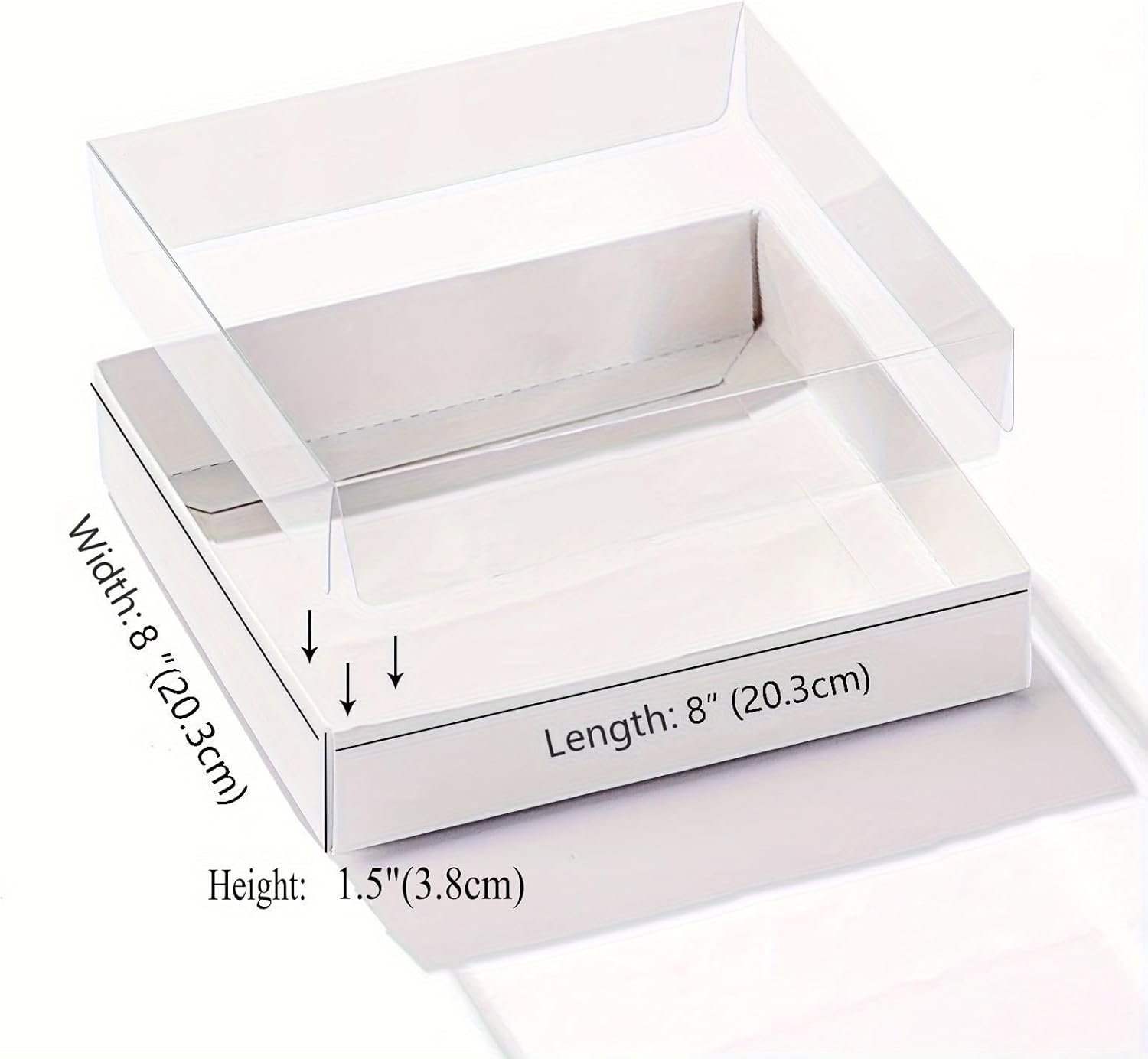 Großhandel 24-Pack Kuchen- und Keksboxen 8x8x1½ Zoll mit klarem Sichtfenster, ideal für Macarons, Schokoladenüberzogene Brezelstangen, individuelle Logo-Optionen, vom Hersteller bezogen. Großhandel 24-Pack Kuchen- und Keksboxen 8x8x1½ Zoll mit klarem Sichtfenster, ideal für Macarons, Schokoladenüberzogene Brezelstangen, individuelle Logo-Optionen, vom Hersteller bezogen.