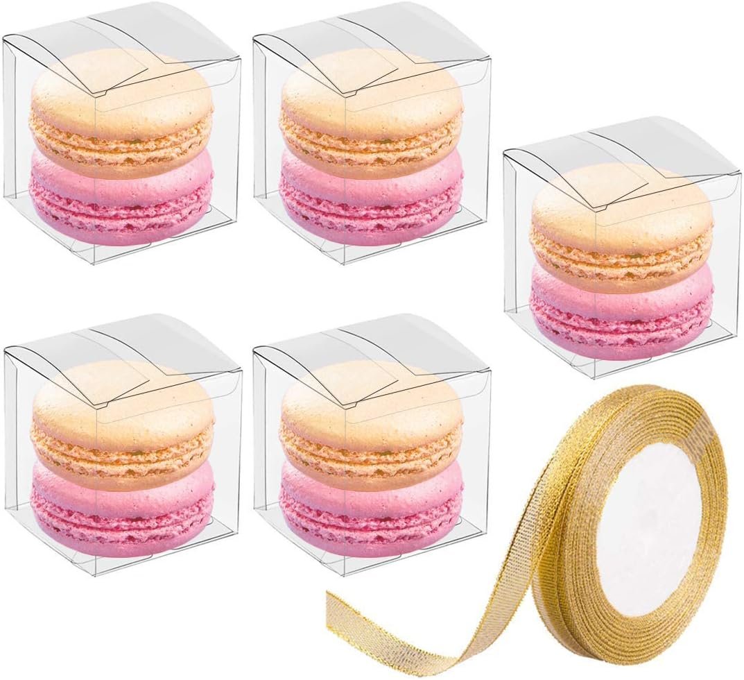 Großhandel Mini Transparent Würfelboxen 2x2x2 Zoll für Hochzeiten Baby-Partys mit Geschenkband, 120 Stück individuell gestaltbar, Hersteller von kleinen Geschenken und Macarons.