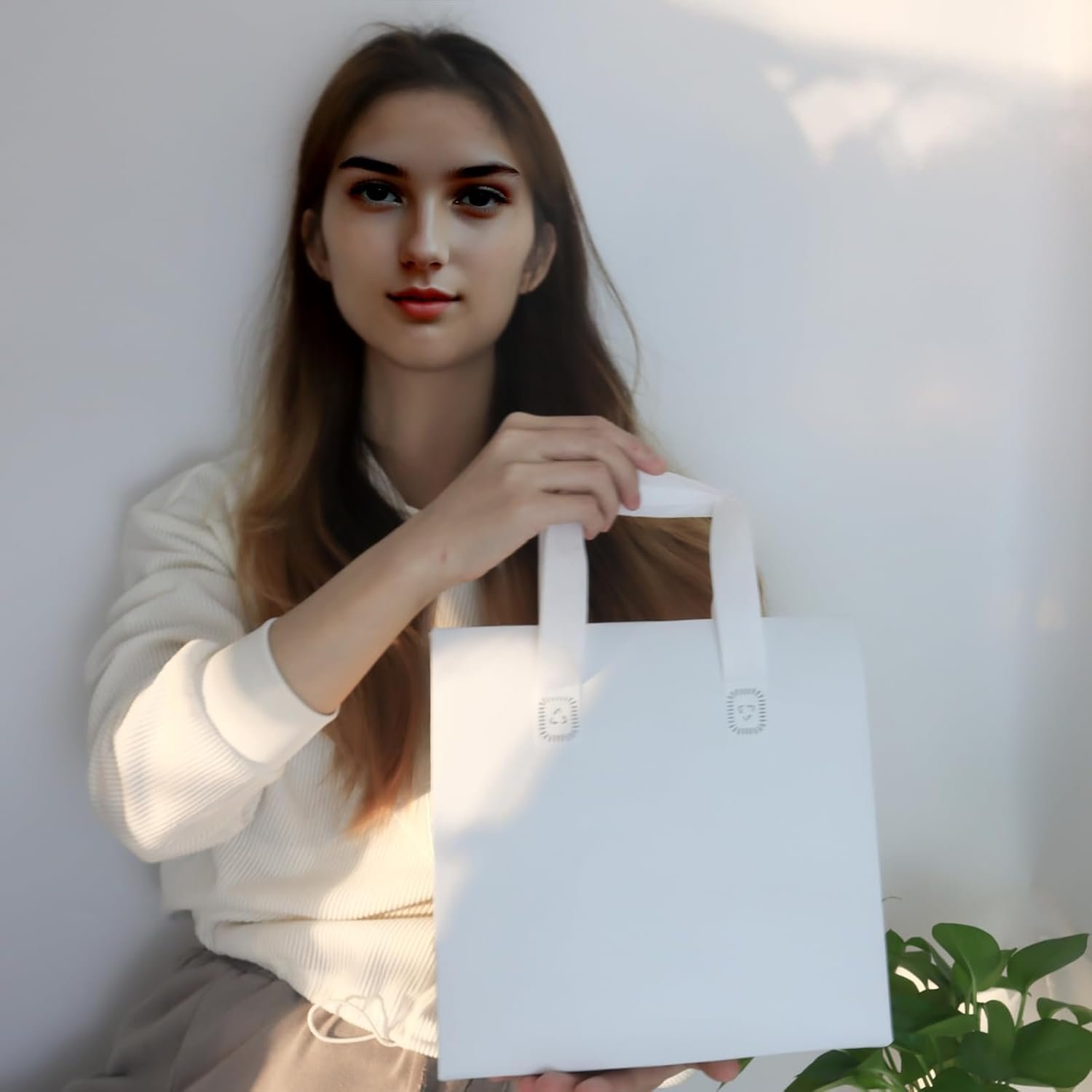 Großhandel 12 Stück weiße isolierte Take Away Taschen für heiße und kalte Getränke, individuelle Logos für Lieferungen von frischen Lebensmitteln, OEM Kühltaschen für Mittagessen und Einkäufe.