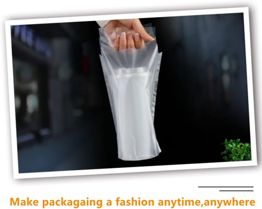 Großhandel 32oz Trinkverpackungsbeutel mit Griff, 100 Stück klare Kunststofftaschen für Getränkebehälter, Individuelles Logo für Lieferservice, Hersteller von Verpackungslösungen