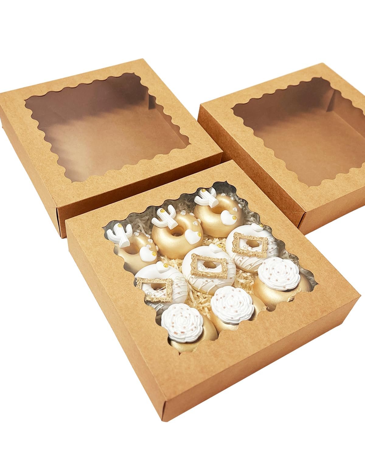 Großhandel 36 Stück braune Kuchenboxen 9x9x2,5 Zoll mit Fenster, einfach zusammenzubauen, perfekt für Macarons und Kekse, individuell mit eigenem Logo, Hersteller für Bäckereibedarf, Bulk-Verpackung erhältlich. Großhandel 36 Stück braune Kuchenboxen 9x9x2,5 Zoll mit Fenster, einfach zusammenzubauen, perfekt für Macarons und Kekse, individuell mit eigenem Logo, Hersteller für Bäckereibedarf, Bulk-Verpackung erhältlich.