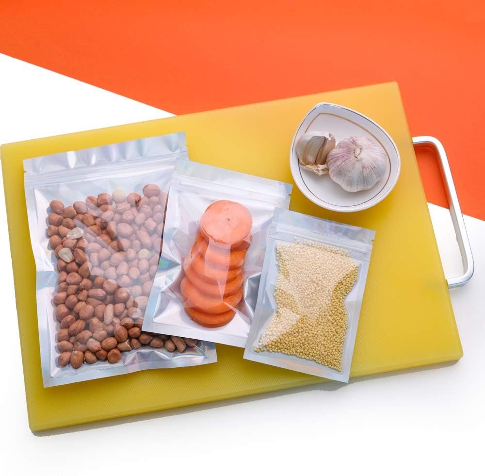 Großhandel 100 Stück Mylar holographische wiederverschließbare Beutel 4 x 6