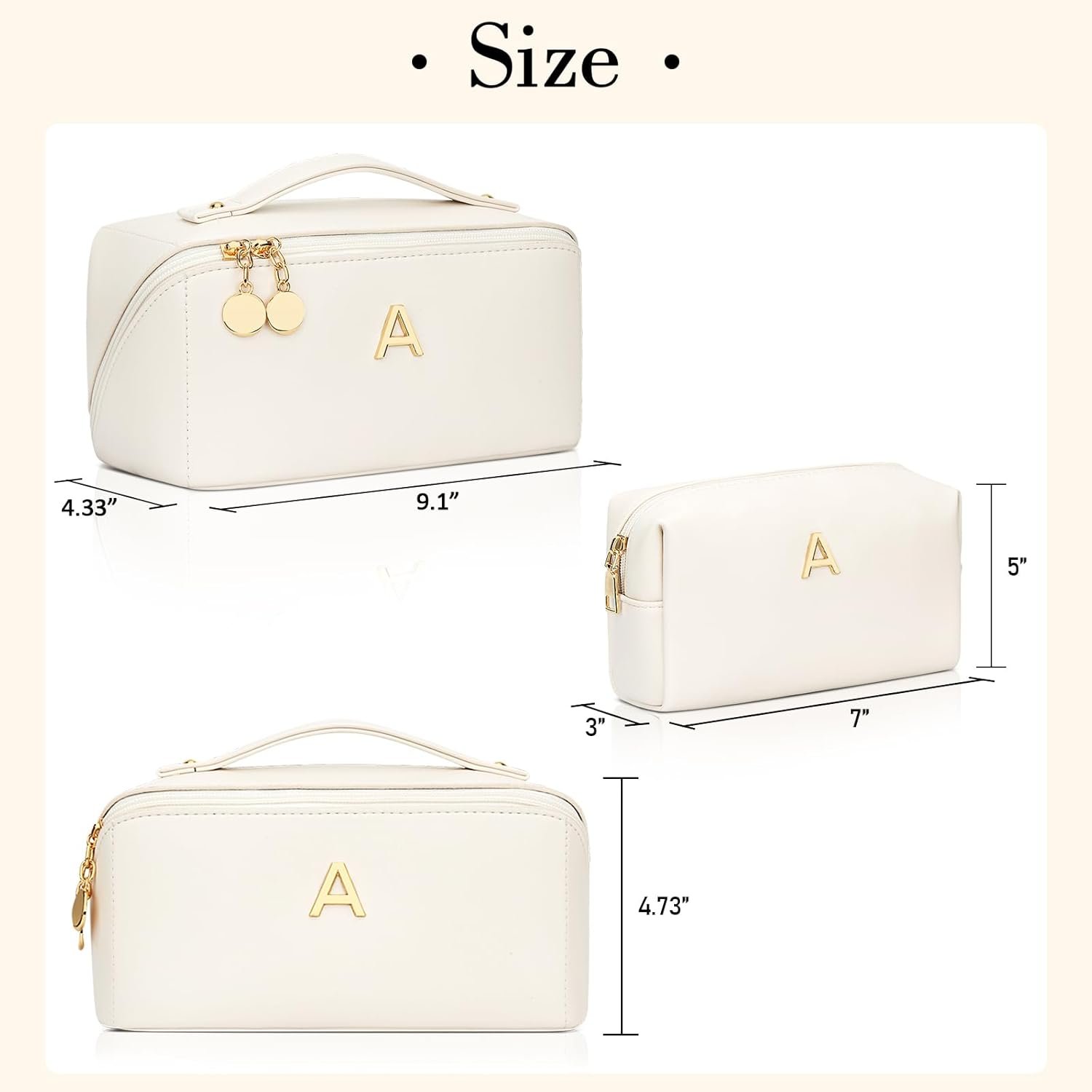 Großhandel Kosmetiktaschen Set für Frauen und Mädchen, offener, faltbarer Reise-Make-up-Organizer mit klarem Divider und Griff (Beige, A), individuelles Logo, Hersteller für bulk-Bestellungen Großhandel Kosmetiktaschen Set für Frauen und Mädchen, offener, faltbarer Reise-Make-up-Organizer mit klarem Divider und Griff (Beige, A), individuelles Logo, Hersteller für bulk-Bestellungen