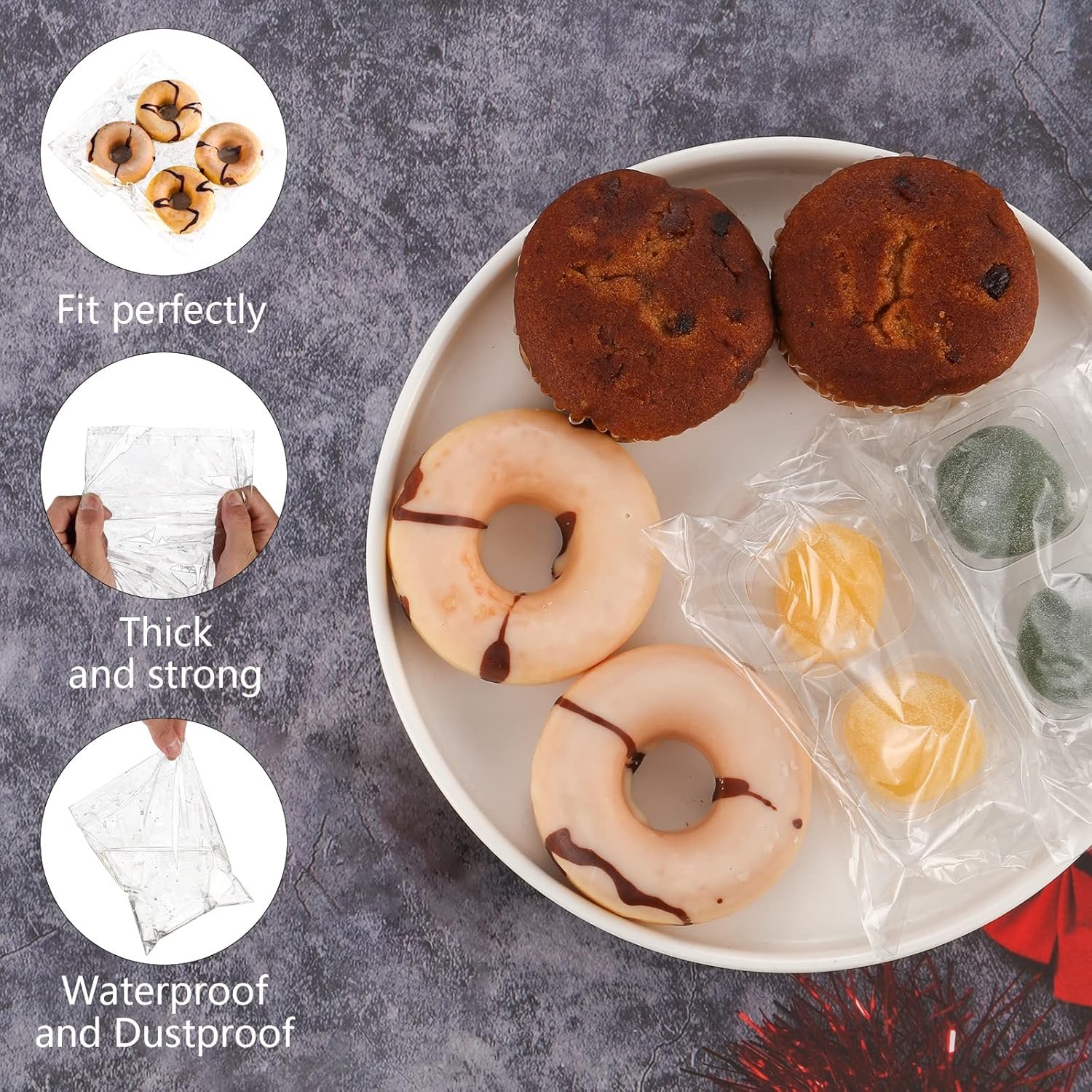 Großhandel 200 Stück 5''x 7'' klare resealable Cello-Tüten für Bakery, Seife, Cookies, individuelle Logo, Hersteller von hochwertigen Verpackungen, Bulk-Verkauf. Großhandel 200 Stück 5''x 7'' klare resealable Cello-Tüten für Bakery, Seife, Cookies, individuelle Logo, Hersteller von hochwertigen Verpackungen, Bulk-Verkauf.