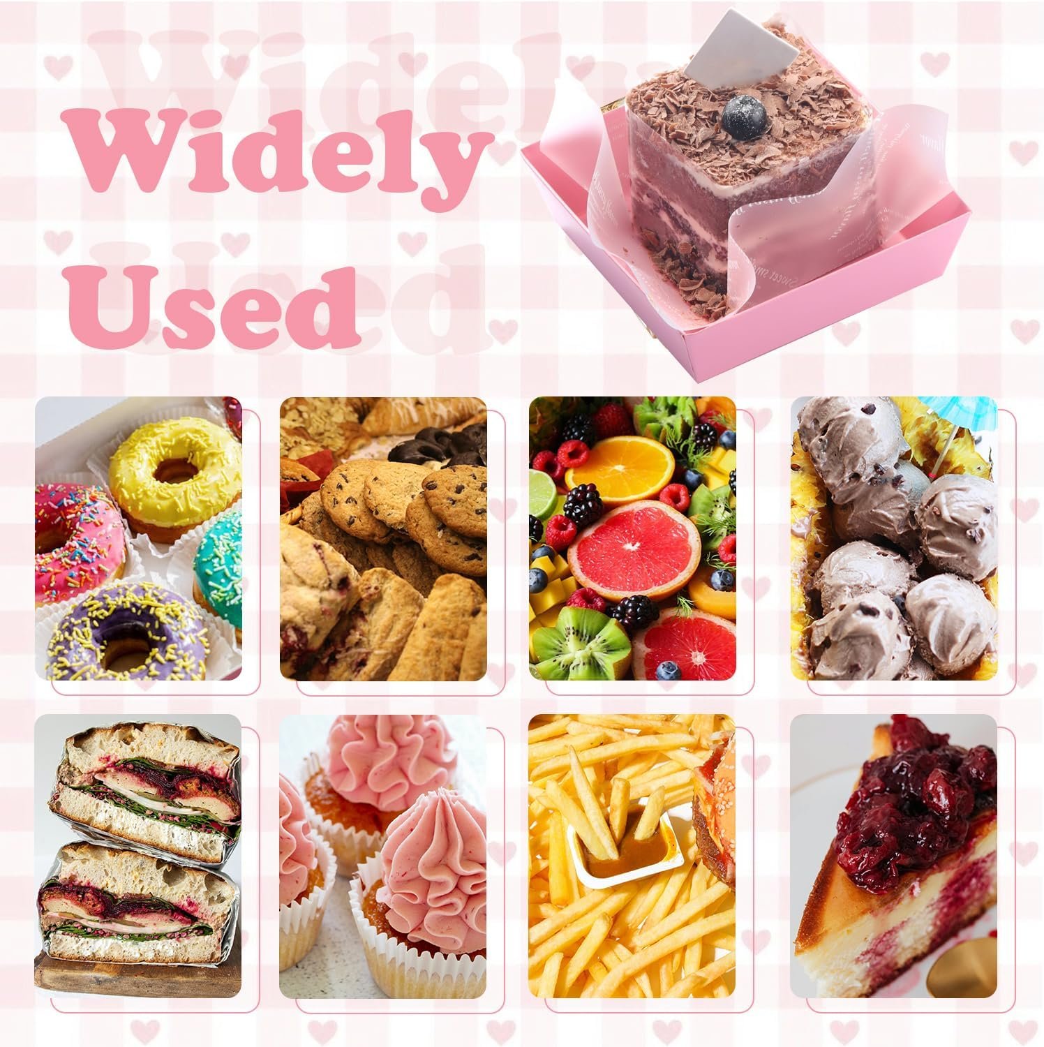 Großhandel 50 Stück Charcuterie-Boxen mit Klarsichtdeckel, 4 Zoll Mini-Dessertboxen für Cookies, Sandwiches, Erdbeeren, Cupcakes, Macarons und Kuchenstücke - Individuelles Logo, vom Hersteller in Bulk erhältlich.