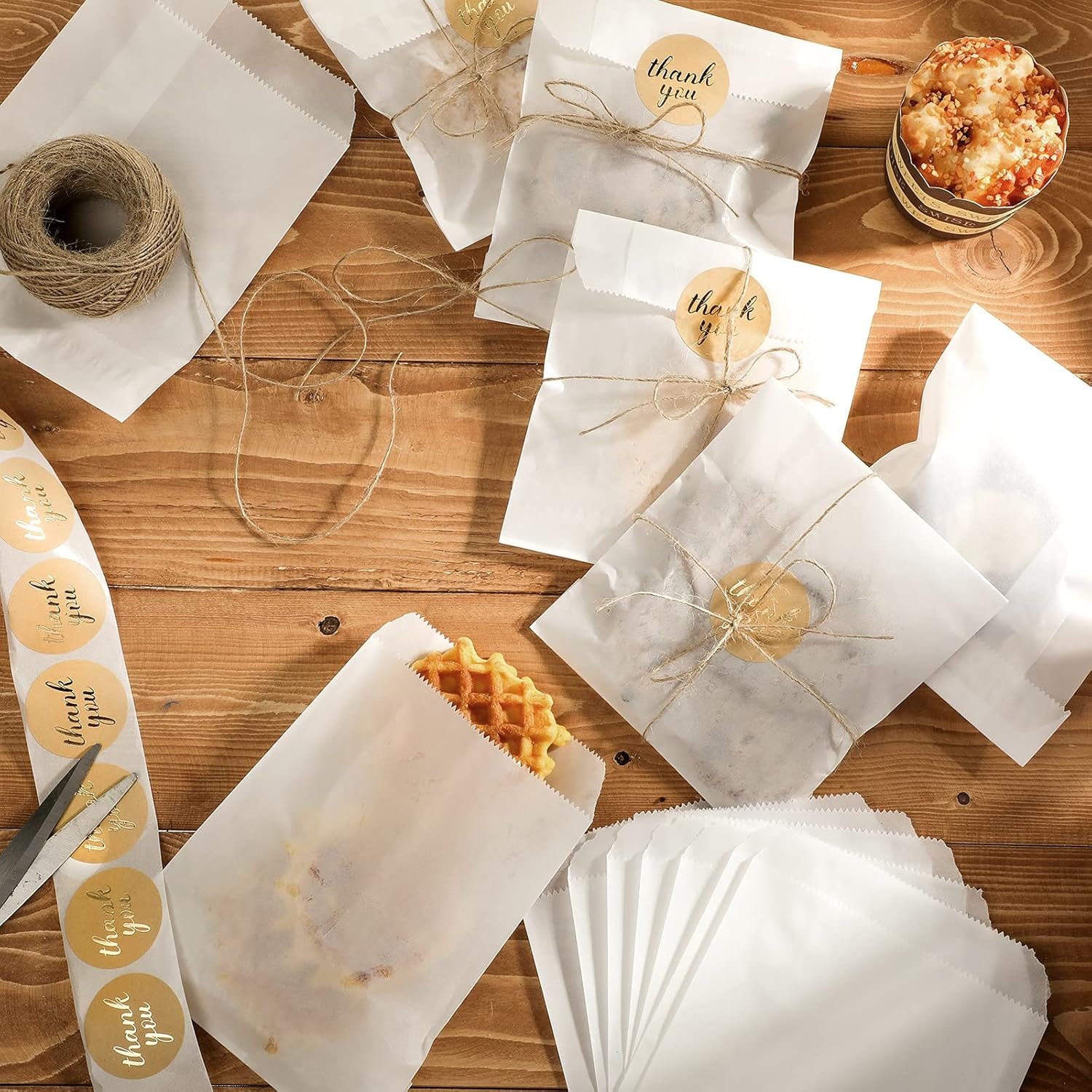 Großhandel 100 Stück Glassine Wachspapiertüten 5