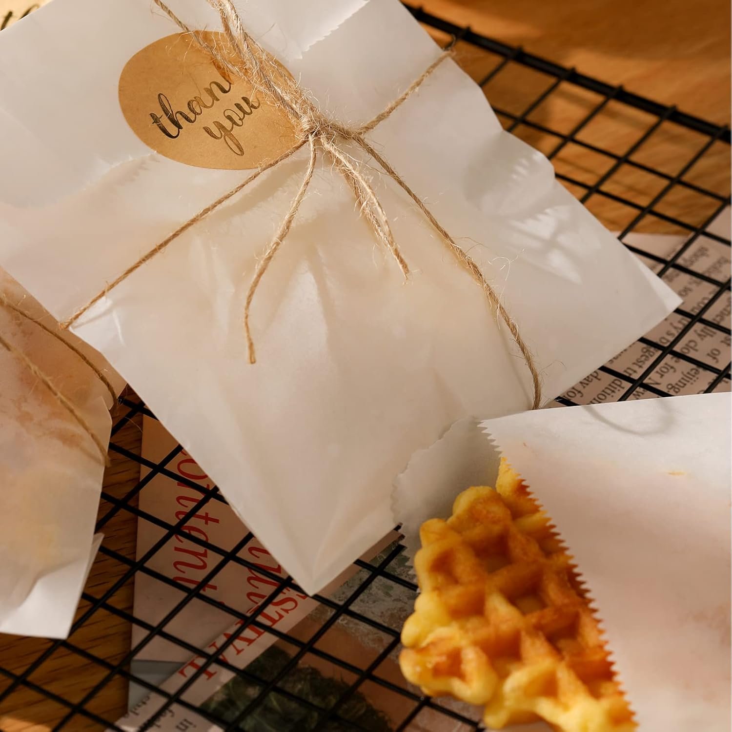 Großhandel 100 Stück Glassine Wachspapiertüten 5