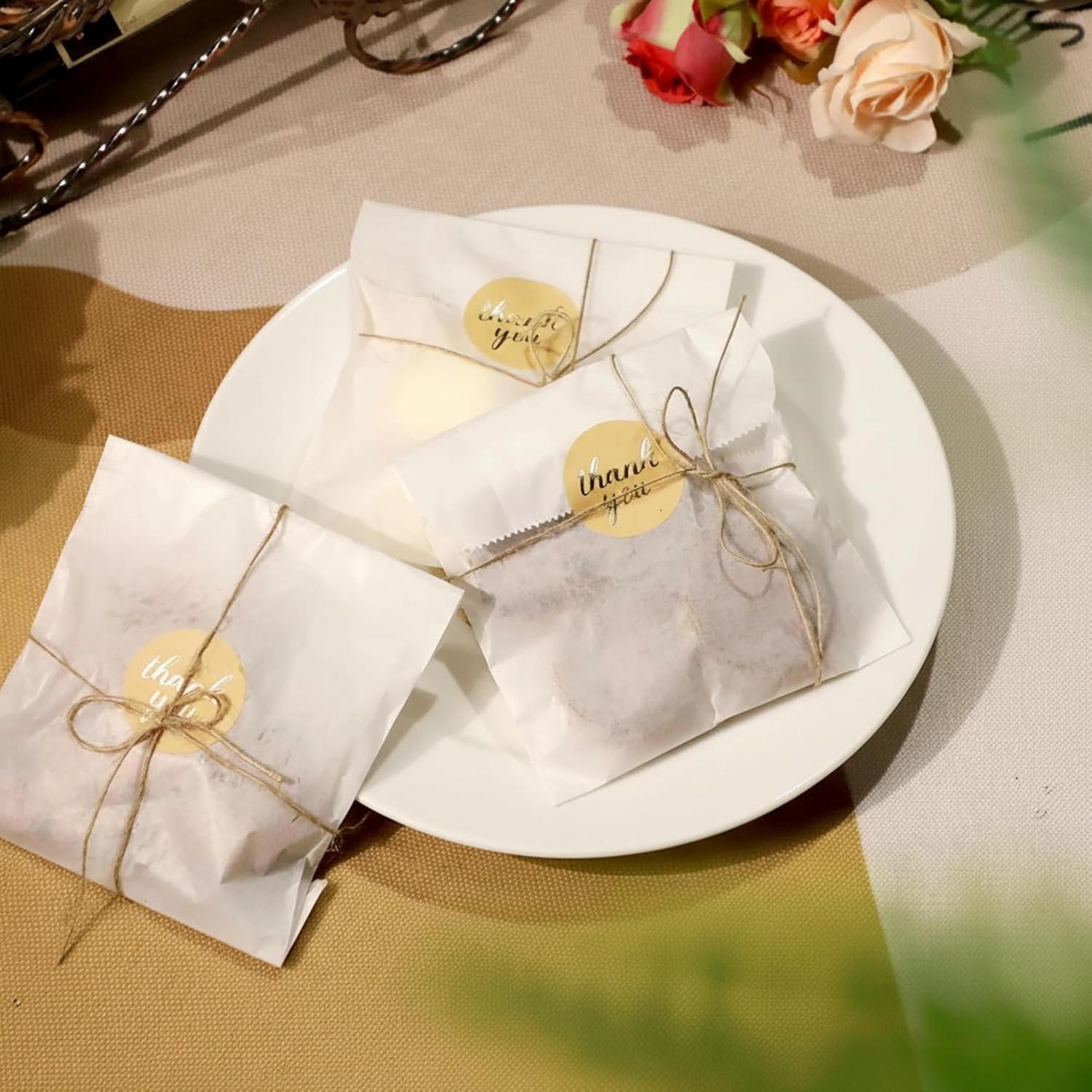 Großhandel 100 Stück Glassine Wachspapiertüten 5