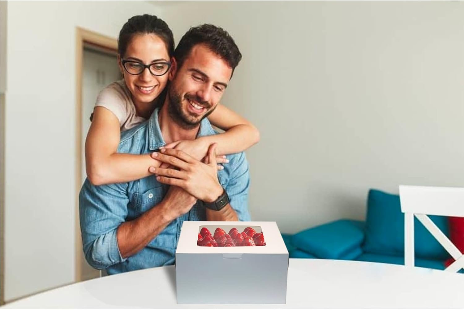 Großhandel 5 Sets Kuchenboxen 10x10x5 Zoll mit Cake Boards, Hersteller von hochwertigen Backwarenboxen, individuelles Logo verfügbar