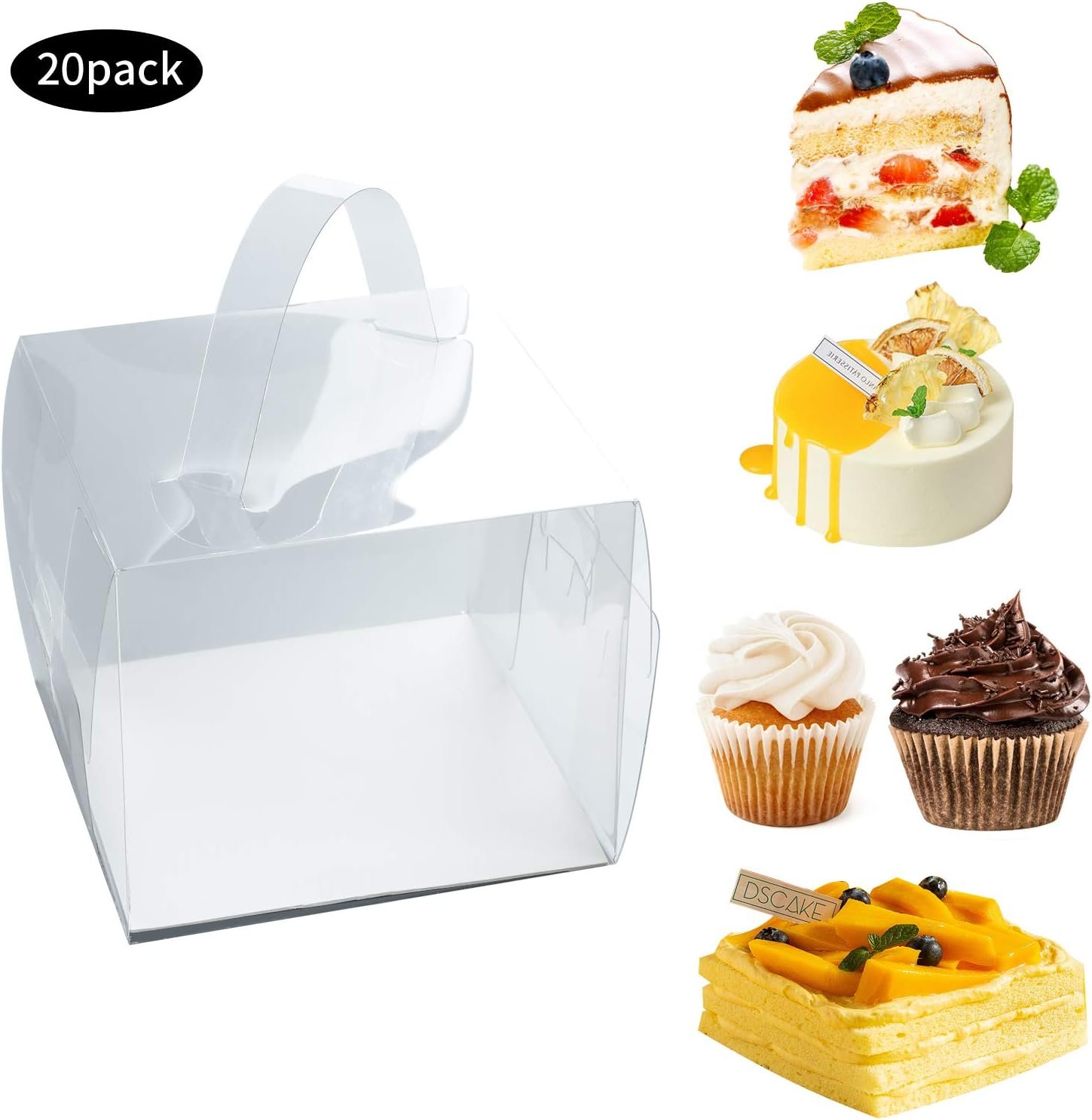 Großhandel 6x6x5 Zoll transparente Kuchenboxen, 20 Stück klare Geschenkbox für Kuchen, Schokolade, Donuts, OEM Optionen verfügbar, ideale Verpackung für Feierlichkeiten wie Party, Hochzeit und Abschluss. Großhandel 6x6x5 Zoll transparente Kuchenboxen, 20 Stück klare Geschenkbox für Kuchen, Schokolade, Donuts, OEM Optionen verfügbar, ideale Verpackung für Feierlichkeiten wie Party, Hochzeit und Abschluss.