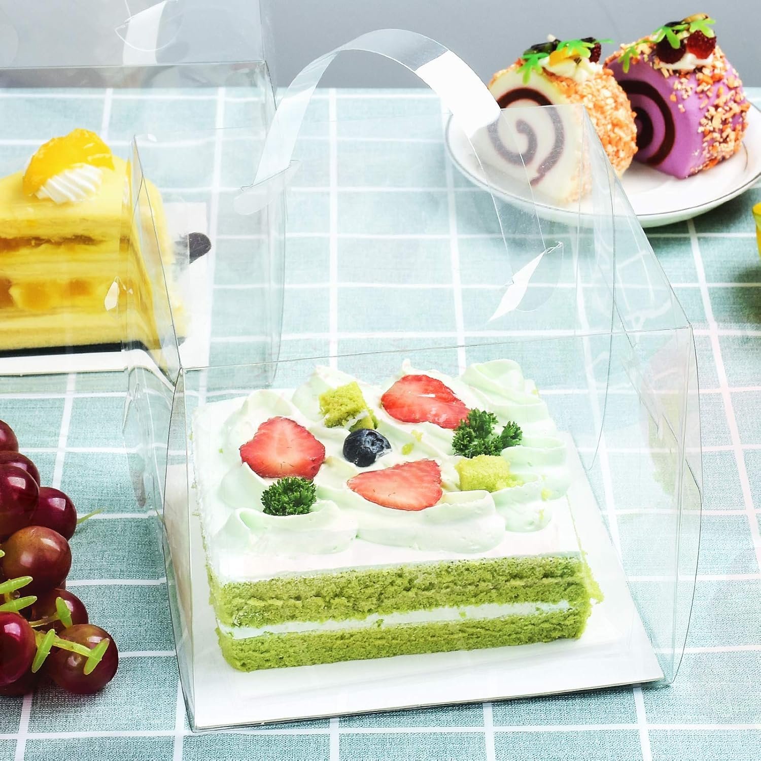 Großhandel 6x6x5 Zoll transparente Kuchenboxen, 20 Stück klare Geschenkbox für Kuchen, Schokolade, Donuts, OEM Optionen verfügbar, ideale Verpackung für Feierlichkeiten wie Party, Hochzeit und Abschluss. Großhandel 6x6x5 Zoll transparente Kuchenboxen, 20 Stück klare Geschenkbox für Kuchen, Schokolade, Donuts, OEM Optionen verfügbar, ideale Verpackung für Feierlichkeiten wie Party, Hochzeit und Abschluss.