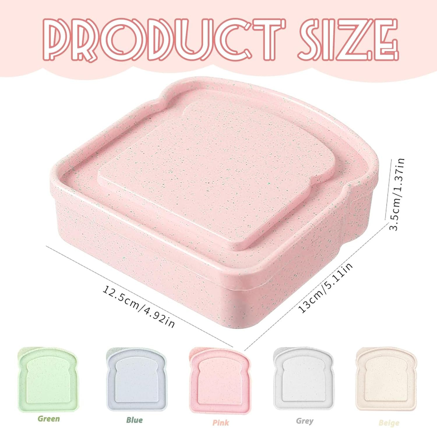 Großhandel Sandwichbehälter 5er Pack, BPA-freie wiederverwendbare Aufbewahrung für Lunchboxen, ideal für Obst, Salat und Snacks, Hersteller von langlebigen Behältern, mikrowellen-, gefrier- und spülmaschinenfest. Großhandel Sandwichbehälter 5er Pack, BPA-freie wiederverwendbare Aufbewahrung für Lunchboxen, ideal für Obst, Salat und Snacks, Hersteller von langlebigen Behältern, mikrowellen-, gefrier- und spülmaschinenfest.