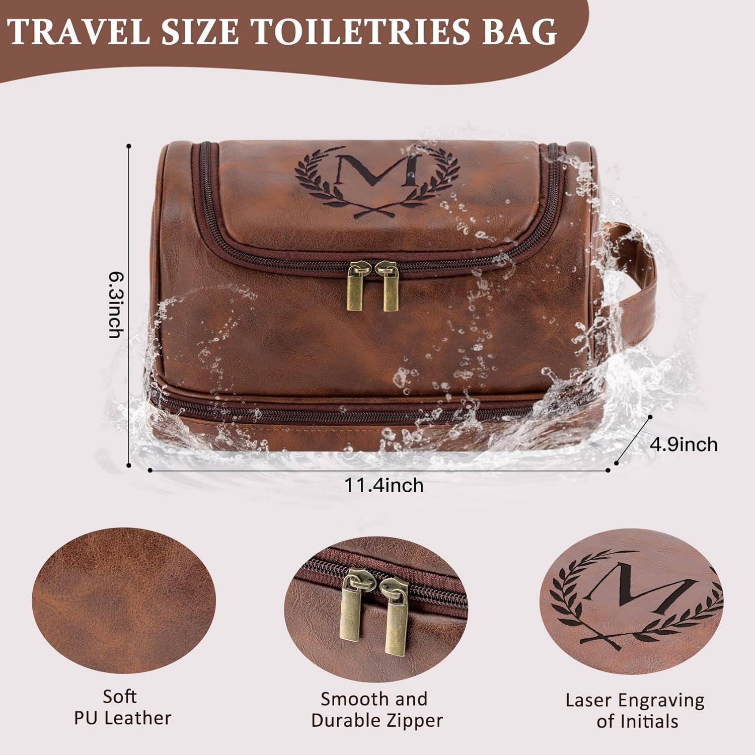 Großhandel personalisierte Kulturbeutel für Männer, individuelles Logo PU-Leder wasserfeste Dopp Kit für Reisen, Hersteller von maßgeschneiderten Toiletry Organisern in Reddish Brown, Bulk Geschenke für Männer. Großhandel personalisierte Kulturbeutel für Männer, individuelles Logo PU-Leder wasserfeste Dopp Kit für Reisen, Hersteller von maßgeschneiderten Toiletry Organisern in Reddish Brown, Bulk Geschenke für Männer.