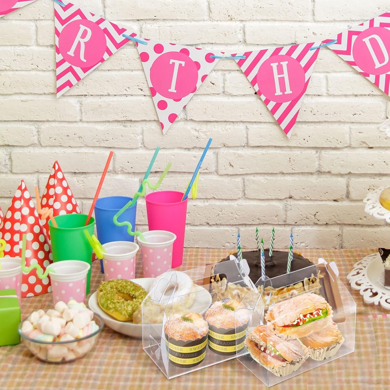 Großhandel klarsicht Gabel Geschenkboxen für Süßigkeiten, 50 Packungen, 6,3 x 3,5 x 3,2 Zoll, als individuelle Logo-Option für Markenbildung, ideal für Dessert, Kekse, Geburtstage, Baby-Shower, Hochzeiten und Feiertage. Hersteller von Kunststoffpartytüten in Großmenge. Großhandel klarsicht Gabel Geschenkboxen für Süßigkeiten, 50 Packungen, 6,3 x 3,5 x 3,2 Zoll, als individuelle Logo-Option für Markenbildung, ideal für Dessert, Kekse, Geburtstage, Baby-Shower, Hochzeiten und Feiertage. Hersteller von Kunststoffpartytüten in Großmenge.