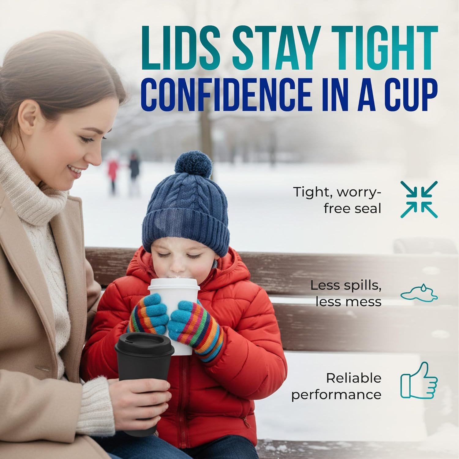 Großhandel 16 oz wiederverwendbare Kaffeetassen mit Deckeln 2er-Pack, OEM für heiße oder kalte Getränke, spülmaschinen- und mikrowellengeeignet, individueller Logo-Druck, schwarz