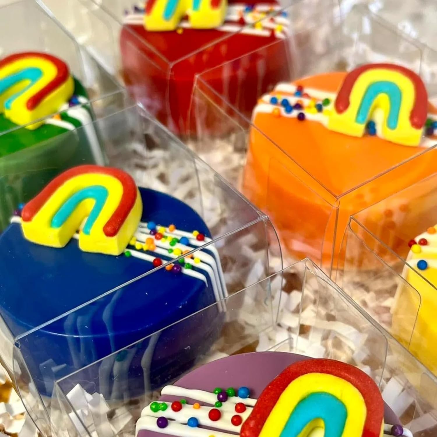 Großhandel 50 Stück klare Macaron-Boxen 2,17