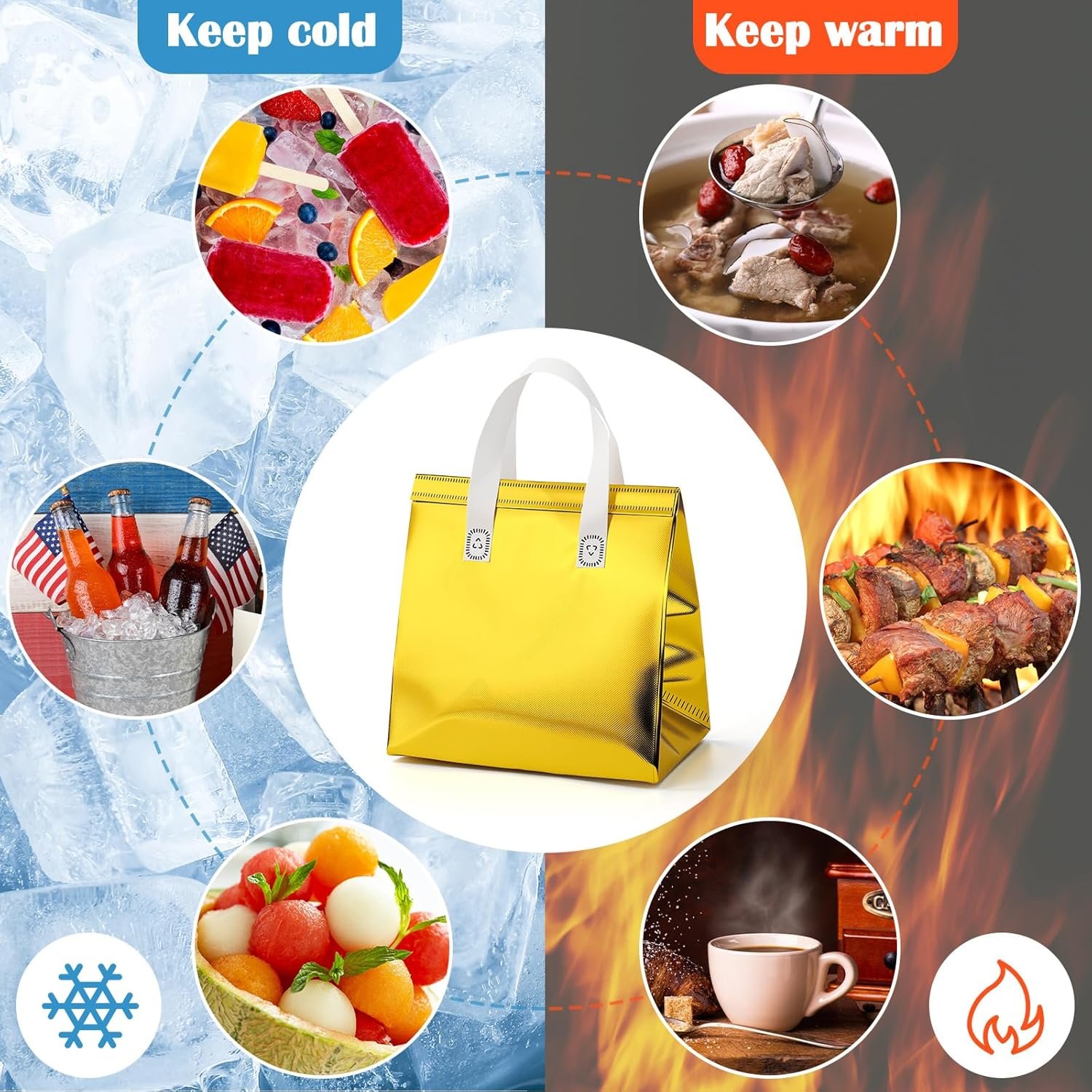 100 Pcs individuelle Logo Thermobags Großhandel für Essen Lieferung, isolierte Taschen für heiße und kalte Speisen, OEM Take Away Taschen für Kaffee, Milch, Meeresfrüchte, Pizza, Catering, Restaurant 100 Pcs individuelle Logo Thermobags Großhandel für Essen Lieferung, isolierte Taschen für heiße und kalte Speisen, OEM Take Away Taschen für Kaffee, Milch, Meeresfrüchte, Pizza, Catering, Restaurant