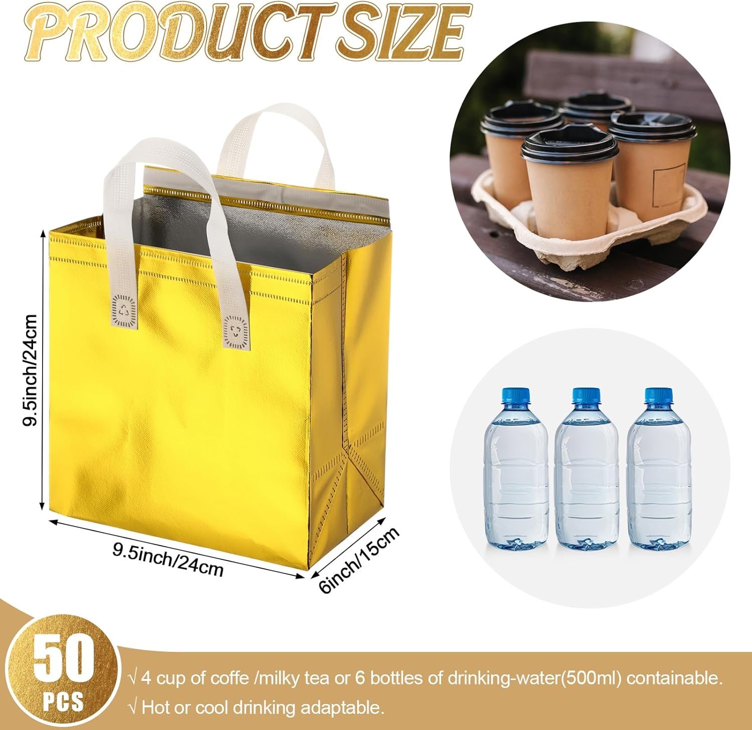 100 Pcs individuelle Logo Thermobags Großhandel für Essen Lieferung, isolierte Taschen für heiße und kalte Speisen, OEM Take Away Taschen für Kaffee, Milch, Meeresfrüchte, Pizza, Catering, Restaurant 100 Pcs individuelle Logo Thermobags Großhandel für Essen Lieferung, isolierte Taschen für heiße und kalte Speisen, OEM Take Away Taschen für Kaffee, Milch, Meeresfrüchte, Pizza, Catering, Restaurant
