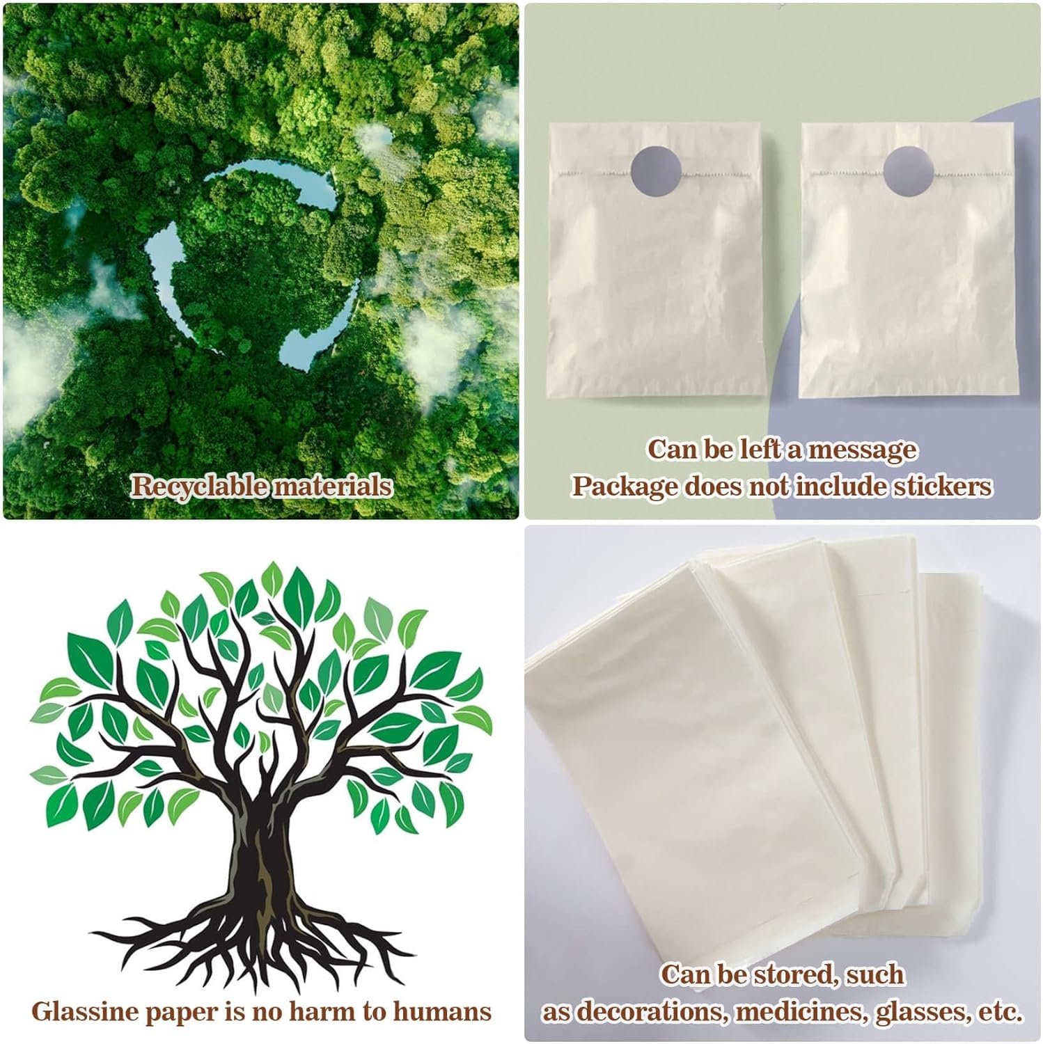 Großhandel für 100 Glassine Wachspapierbeutel - Individuelles Logo erhältlich - Hersteller von hochwertigen Umschlägen, Hamburger-Tüten, Cookie-Hüllen, Tortenstücken, Seifenverpackungen, und Dessertverpackungen in Großmenge.