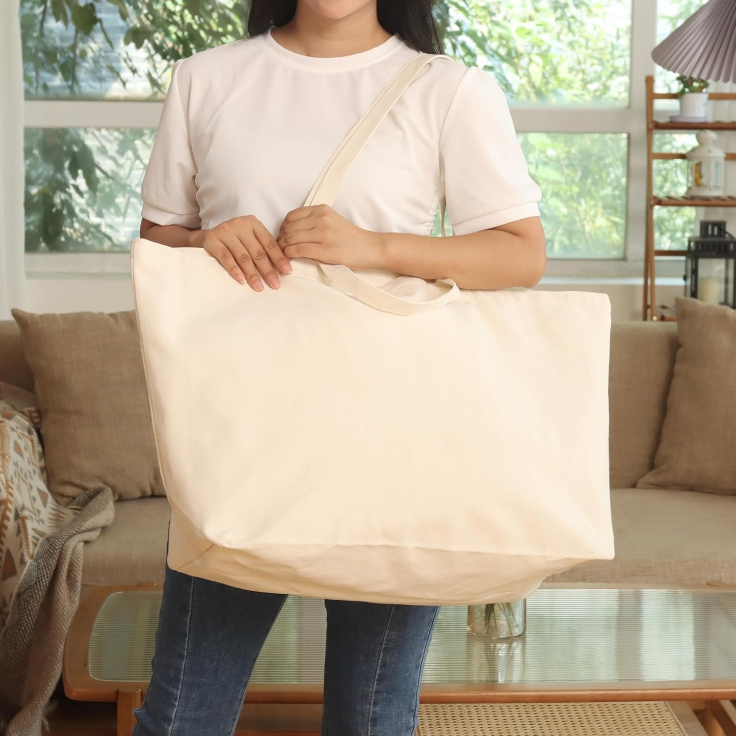 Großhandel Extra Large Canvas Tote Bag - 27