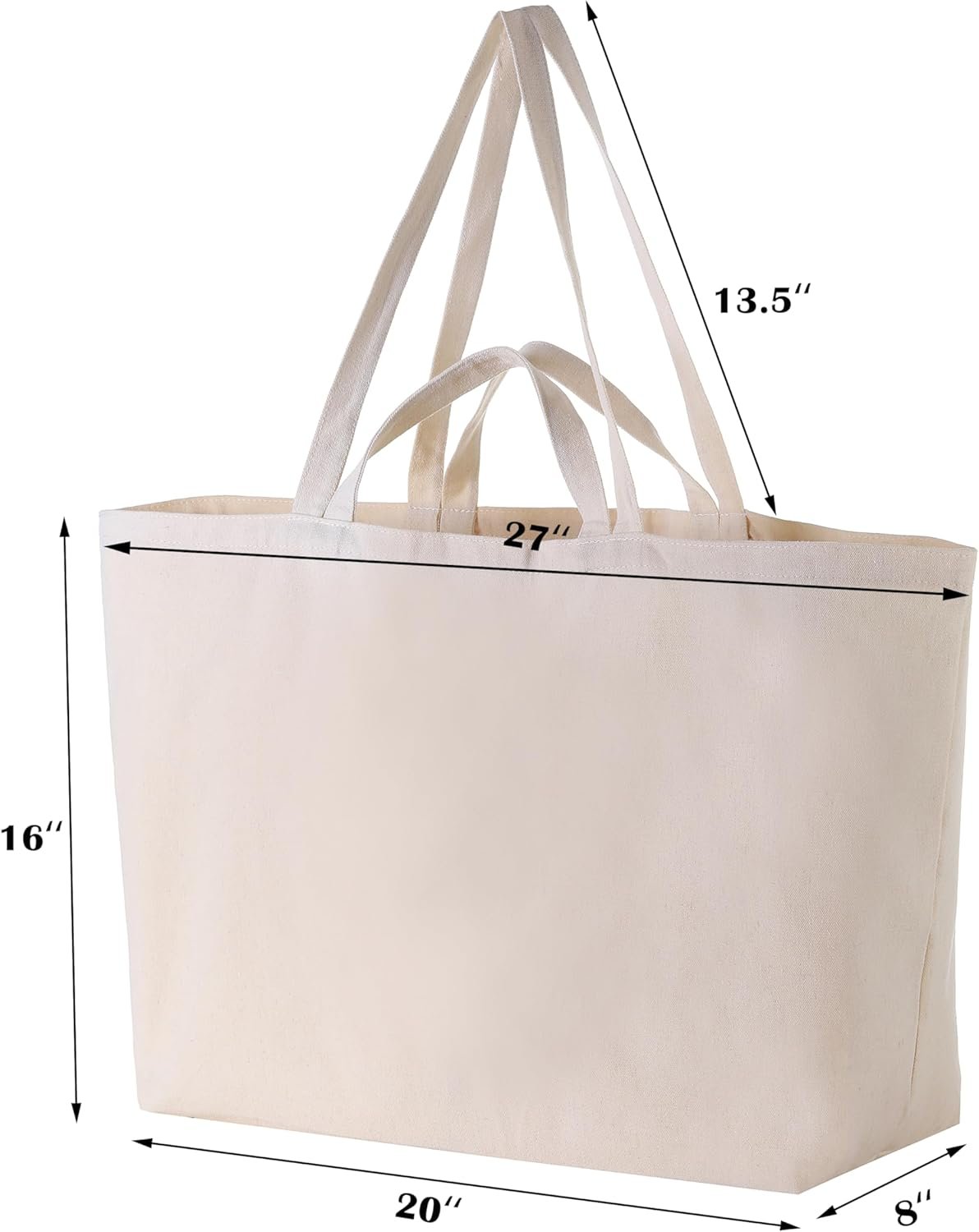 Großhandel Extra Large Canvas Tote Bag - 27