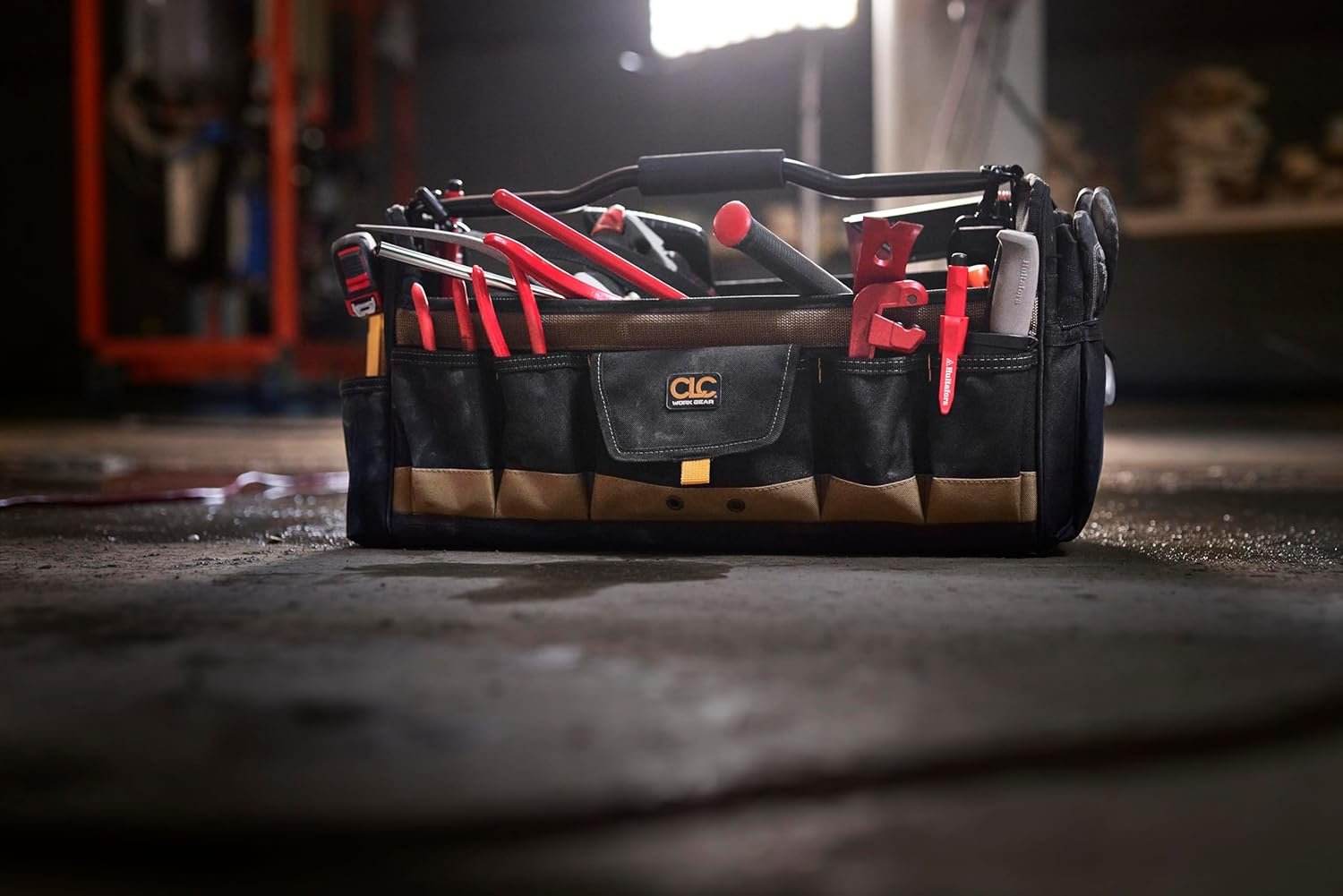 Großhandel 20 Zoll offener, weicher Werkzeugkasten mit 27 Fächern, individuell gestaltet mit Ihrem Logo von unserem Hersteller als OEM-Produkt in Großmenge verfügbar.