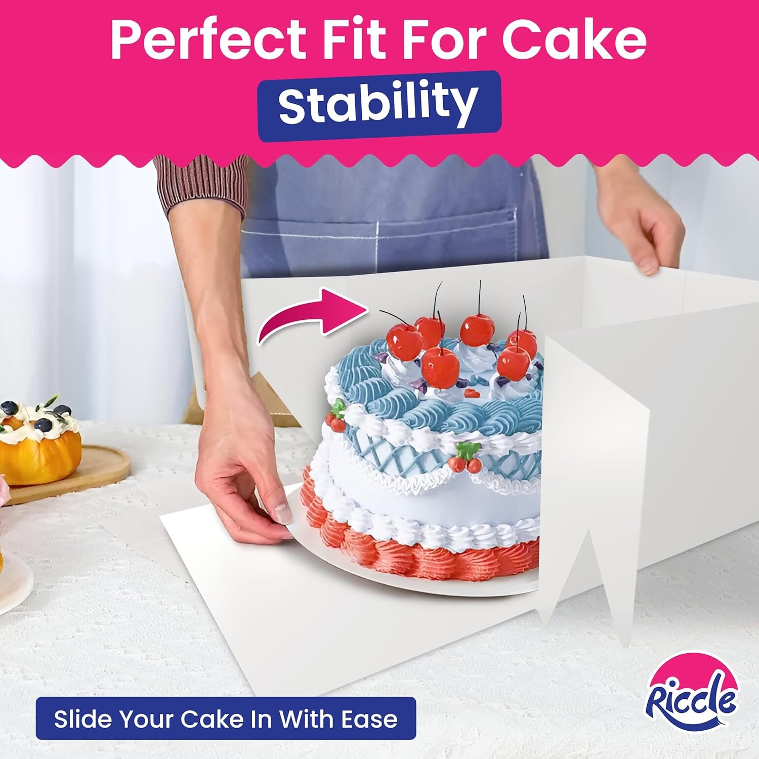 Großhandel 15 Stück Kuchenboxen, große weiße Bäckerkarton, 12x12x8 Zoll hohe Kuchenbox mit Fenster, quadratische Karton-Kuchenbox für mehrschichtige Kuchen, individuell bedruckte Backzubehör Supplies, Hersteller von Verpackungslösungen