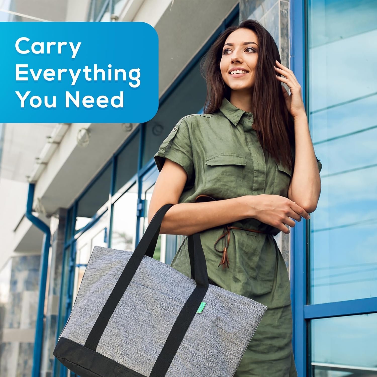 Großhandel Extra Large Tote Bag für Männer und Frauen mit Reißverschluss – Individuelles Logo Alltags-Tasche für Arbeit, Schule, Fitness, Shopping, Lehrer, Pflegekräfte – Canvas Reise- und Wochenendtasche (Grau) von Hersteller in Großmenge Großhandel Extra Large Tote Bag für Männer und Frauen mit Reißverschluss – Individuelles Logo Alltags-Tasche für Arbeit, Schule, Fitness, Shopping, Lehrer, Pflegekräfte – Canvas Reise- und Wochenendtasche (Grau) von Hersteller in Großmenge