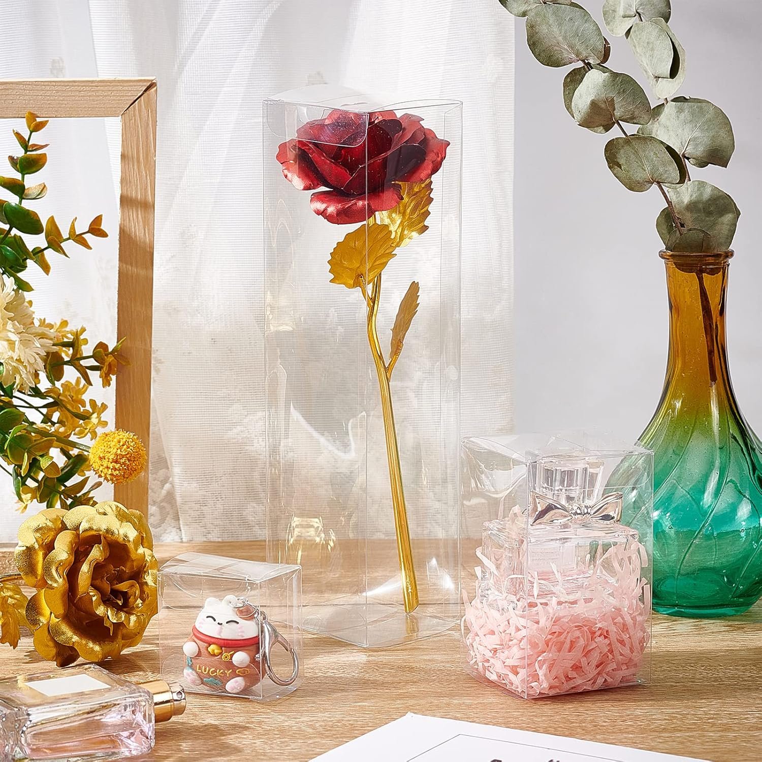 Großhandel 30 Stück 2.3x2.3x4 transparente Kunststoff Party Favor Box für Hochzeitsdekoration, Schokolade, Süßigkeiten, Kekse, Geschenke zum Muttertag, individuell bedruckte Verpackung, Hersteller für maßgeschneiderte Lösungen. Großhandel 30 Stück 2.3x2.3x4 transparente Kunststoff Party Favor Box für Hochzeitsdekoration, Schokolade, Süßigkeiten, Kekse, Geschenke zum Muttertag, individuell bedruckte Verpackung, Hersteller für maßgeschneiderte Lösungen.