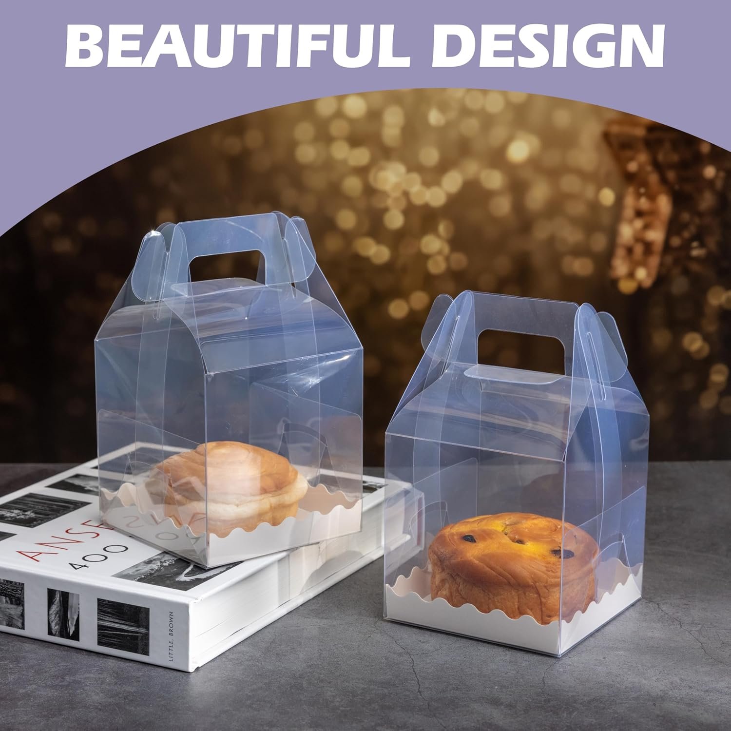 Großhandel 7er-Pack individuelle Cupcake-Containern mit Griffen, Food-Grade PET Einzel-Cupcake-Boxen | 4x4x6 Zoll klare Gabelboxen für Bäckerei, Partygeschenke und Einzelhandel, OEM verfügbar Großhandel 7er-Pack individuelle Cupcake-Containern mit Griffen, Food-Grade PET Einzel-Cupcake-Boxen | 4x4x6 Zoll klare Gabelboxen für Bäckerei, Partygeschenke und Einzelhandel, OEM verfügbar