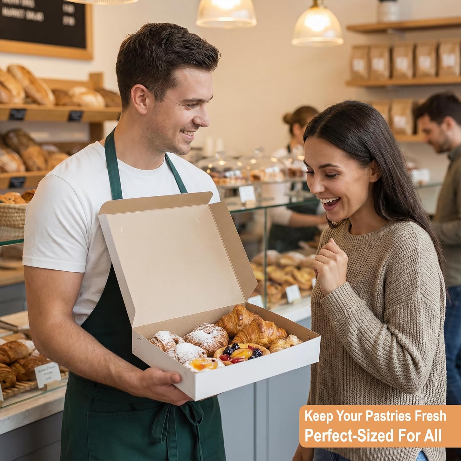 Großhandel Extra dünne weiße Papierboard-Kartons 10 x 10 x 1,75 Zoll (15 Stück) für selbstgemachte Pizzen, Gebäck, Takeaways, Geschenke und DIY-Projekte | Individuelles Logo für sichere Lagerung und Transport Ihrer Arbeiten von einem zuverlässigen Hersteller. Großhandel Extra dünne weiße Papierboard-Kartons 10 x 10 x 1,75 Zoll (15 Stück) für selbstgemachte Pizzen, Gebäck, Takeaways, Geschenke und DIY-Projekte | Individuelles Logo für sichere Lagerung und Transport Ihrer Arbeiten von einem zuverlässigen Hersteller.