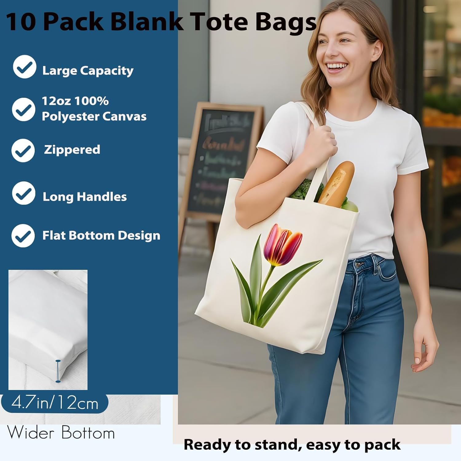 Großhandel 12 oz Polyester Canvas Taschen mit Reißverschluss, große wiederverwendbare Einkaufstaschen, individuelles Logo für Ihre Eigenmarke, Hersteller für maßgeschneiderte Lösungen. Großhandel 12 oz Polyester Canvas Taschen mit Reißverschluss, große wiederverwendbare Einkaufstaschen, individuelles Logo für Ihre Eigenmarke, Hersteller für maßgeschneiderte Lösungen.