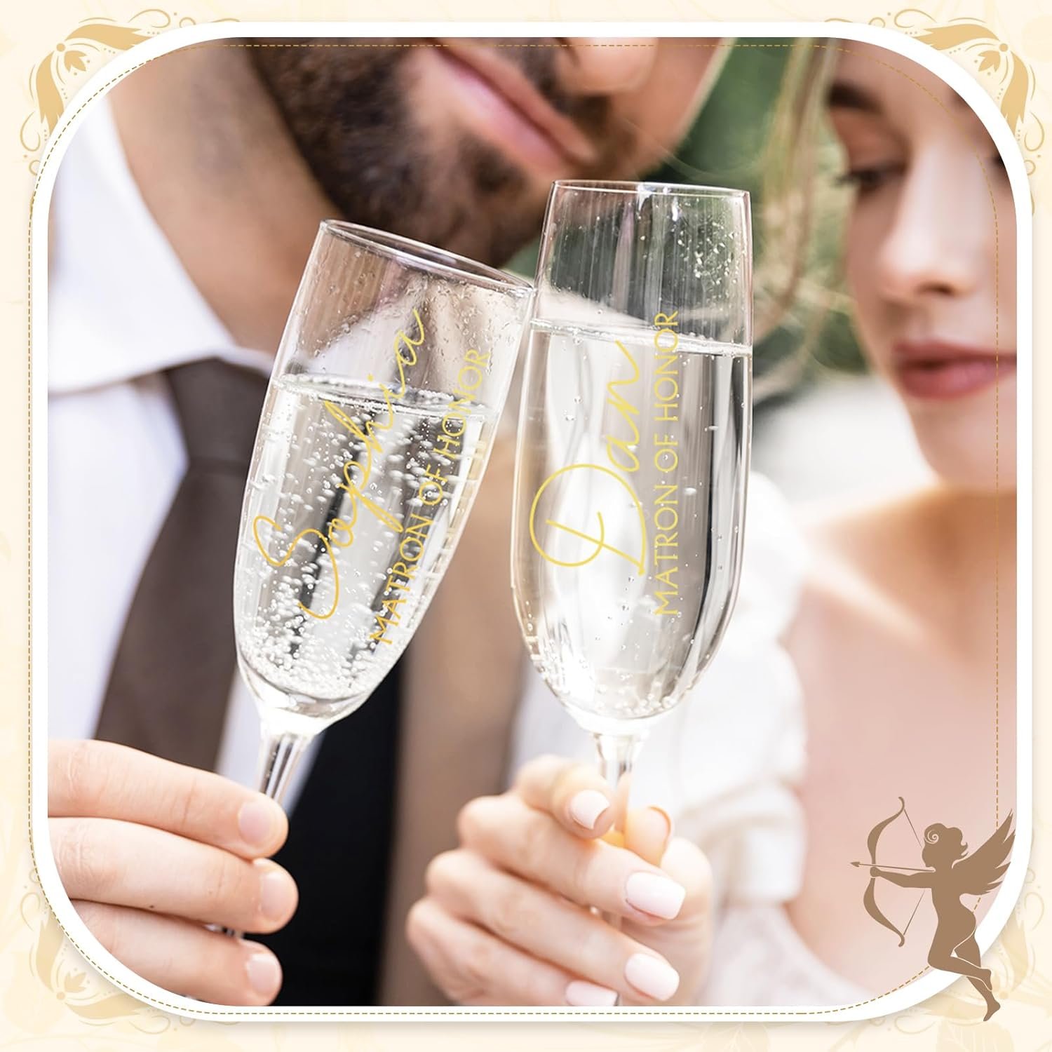 Großhandel 6 Blätter individuelle Brautdekoration Aufkleber personalisierte Vinyl-Anfrage Namensdecal für Sektgläser Geschenkbox Junggesellinnenabschied Hochzeit (Gold) OEM Hersteller Großhandel 6 Blätter individuelle Brautdekoration Aufkleber personalisierte Vinyl-Anfrage Namensdecal für Sektgläser Geschenkbox Junggesellinnenabschied Hochzeit (Gold) OEM Hersteller