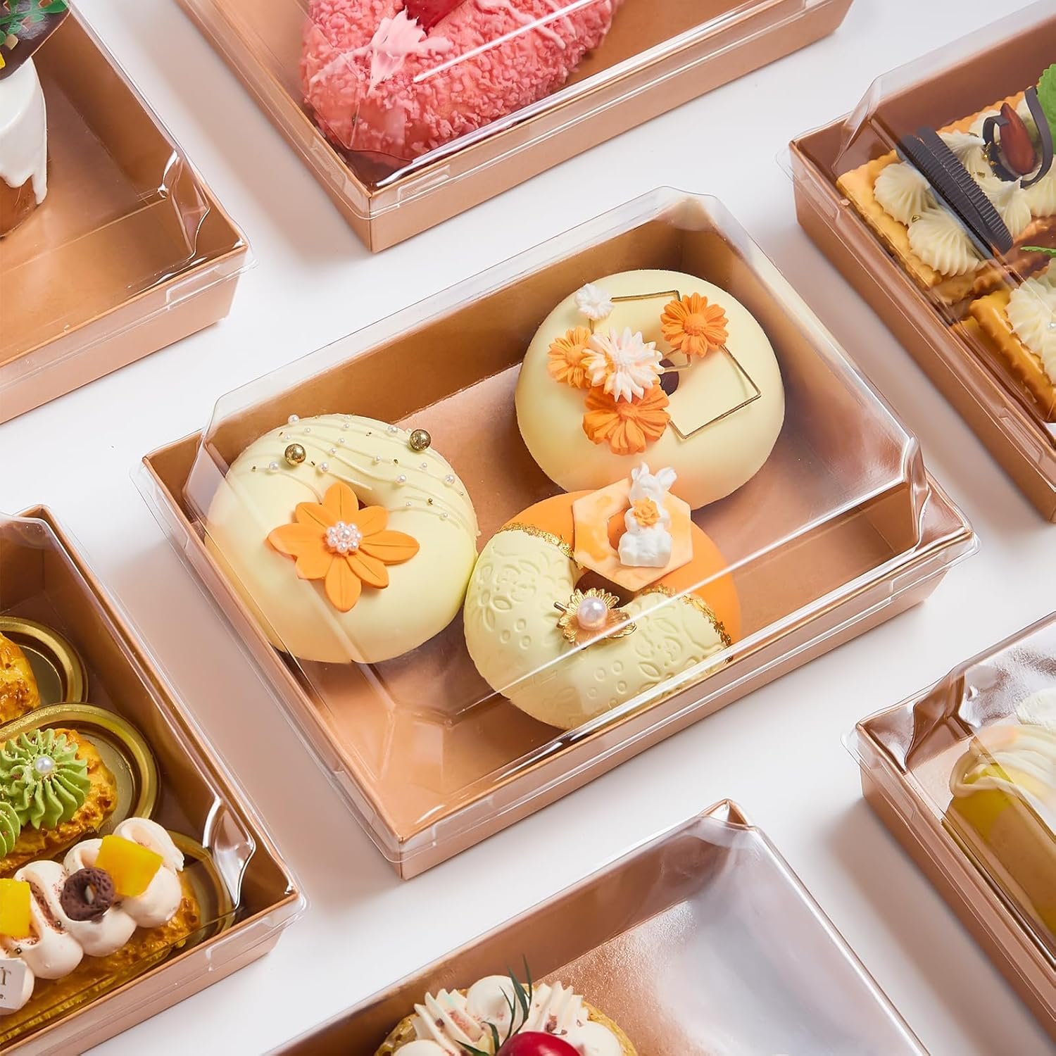 Großhandel 25 Stück große Charcuterie-Boxen 7 x 5 Zoll mit klaren Deckeln, Lebensmittelbehälter für Gebäck, Schokoladen-Erdbeeren, Sandwiches, Cookies, Individuelles Logo, Hersteller für Einweg-Backwaren Großhandel 25 Stück große Charcuterie-Boxen 7 x 5 Zoll mit klaren Deckeln, Lebensmittelbehälter für Gebäck, Schokoladen-Erdbeeren, Sandwiches, Cookies, Individuelles Logo, Hersteller für Einweg-Backwaren