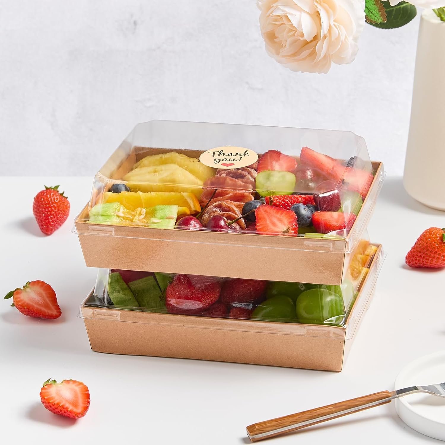 Großhandel 25 Stück große Charcuterie-Boxen 7 x 5 Zoll mit klaren Deckeln, Lebensmittelbehälter für Gebäck, Schokoladen-Erdbeeren, Sandwiches, Cookies, Individuelles Logo, Hersteller für Einweg-Backwaren Großhandel 25 Stück große Charcuterie-Boxen 7 x 5 Zoll mit klaren Deckeln, Lebensmittelbehälter für Gebäck, Schokoladen-Erdbeeren, Sandwiches, Cookies, Individuelles Logo, Hersteller für Einweg-Backwaren