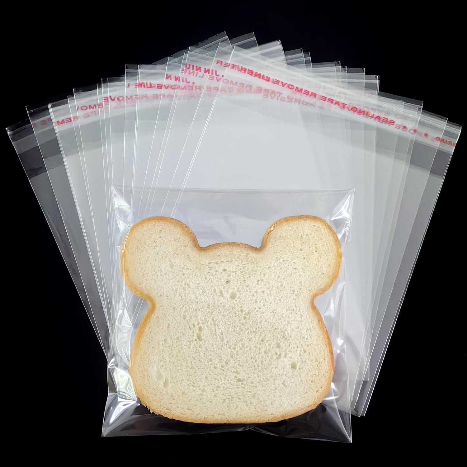 Großhandel Selbstklebende Tüten 100 Stück, 5x5 Zoll klare resealbare Zellophantüten für die Verpackung von Süßigkeiten, Leckereien, Geschenken - Individuelles Logo für Ihr Eigenmarke - Hersteller für Bulk-Bestellungen