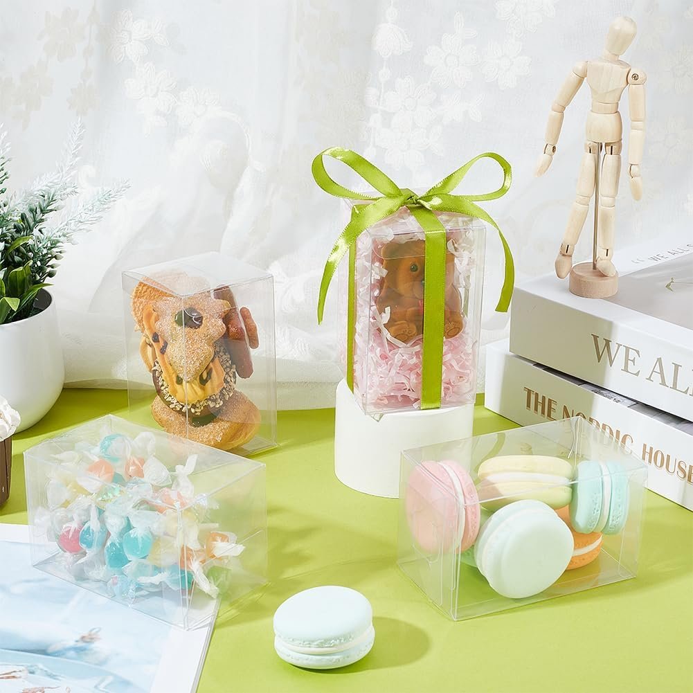 Großhandel 72 Stück 2,3x2,3x4 Zoll transparente Geschenkschachteln für Hochzeitsdekoration, Süßigkeiten und Kekse, individuelles Logo für Valentinstagsgeschenke, hergestellt von einem zuverlässigen Lieferanten. Großhandel 72 Stück 2,3x2,3x4 Zoll transparente Geschenkschachteln für Hochzeitsdekoration, Süßigkeiten und Kekse, individuelles Logo für Valentinstagsgeschenke, hergestellt von einem zuverlässigen Lieferanten.