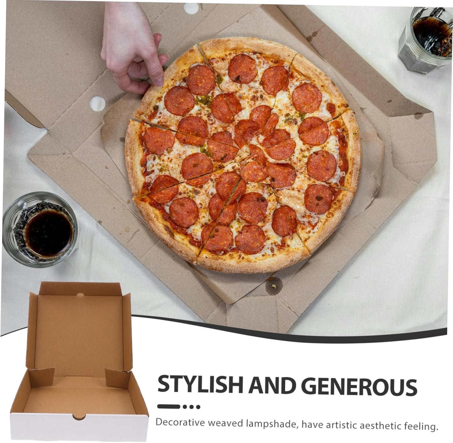 Großhandel 30 Stück weiße wellenartige Pizzakartons für Takeout, ideal für die Aufbewahrung von Gebäck und Keksen, Hersteller für wiederverwendbare Lebensmittelverpackungen zur Frischhaltung, individuelles Logo verfügbar. Großhandel 30 Stück weiße wellenartige Pizzakartons für Takeout, ideal für die Aufbewahrung von Gebäck und Keksen, Hersteller für wiederverwendbare Lebensmittelverpackungen zur Frischhaltung, individuelles Logo verfügbar.