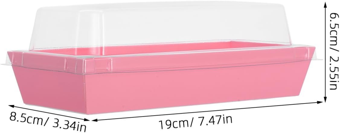 Großhandel 50 Stück Rechteckige Kunststoffbackboxen mit Deckel, Charcuterie, Sandwich und Hot-Dog-Aufbewahrung, Individuelles Logo, Hersteller für qualitativ hochwertige Lösungen in Bulk.