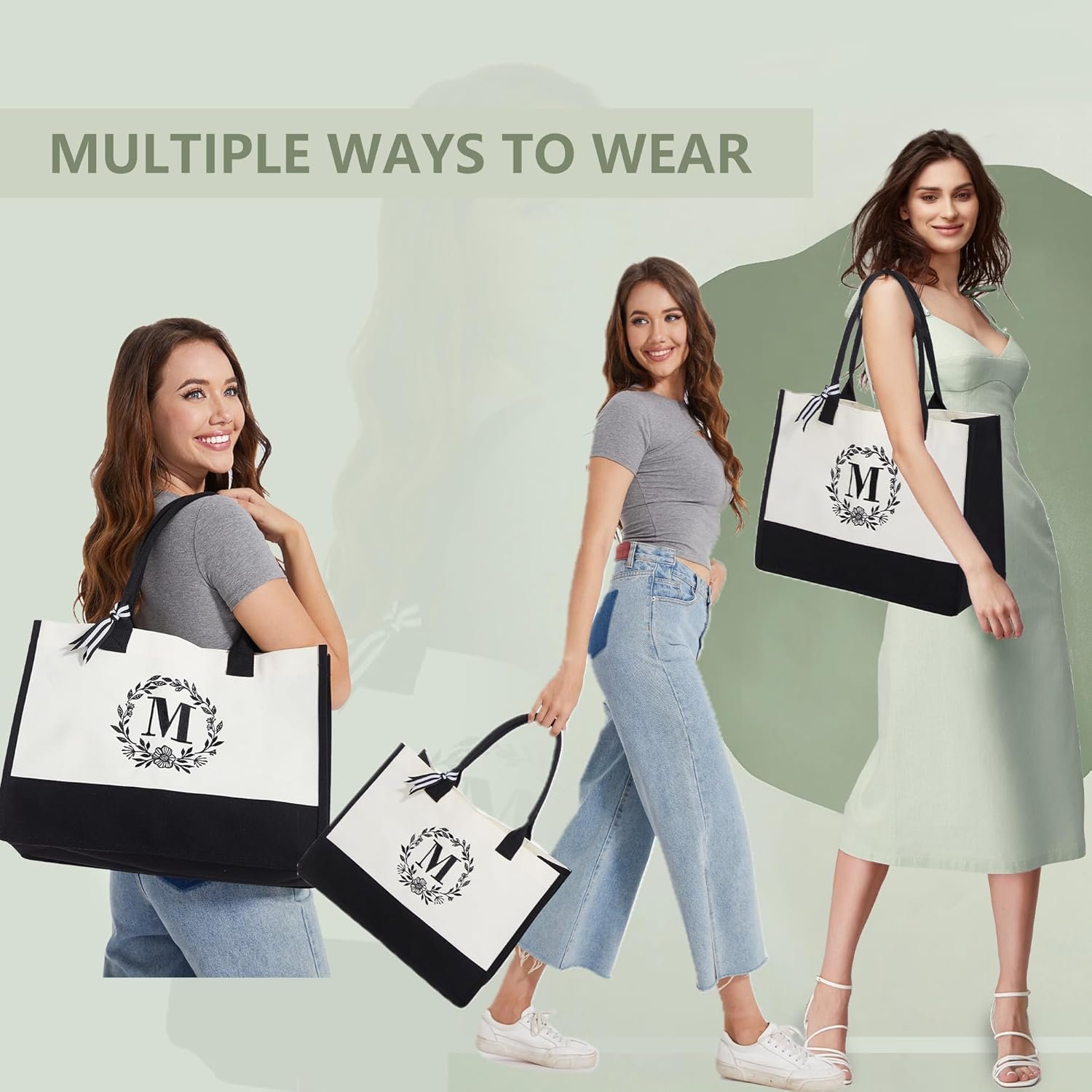 Großhandel personalisierte Tragetasche für Frauen mit Monogramm, Geschenk für Lehrer, Mütter und Freunde, individuelles Logo für Geburtstag, Strand und Arbeit, Hersteller für individuelle Bestellungen. Großhandel personalisierte Tragetasche für Frauen mit Monogramm, Geschenk für Lehrer, Mütter und Freunde, individuelles Logo für Geburtstag, Strand und Arbeit, Hersteller für individuelle Bestellungen.