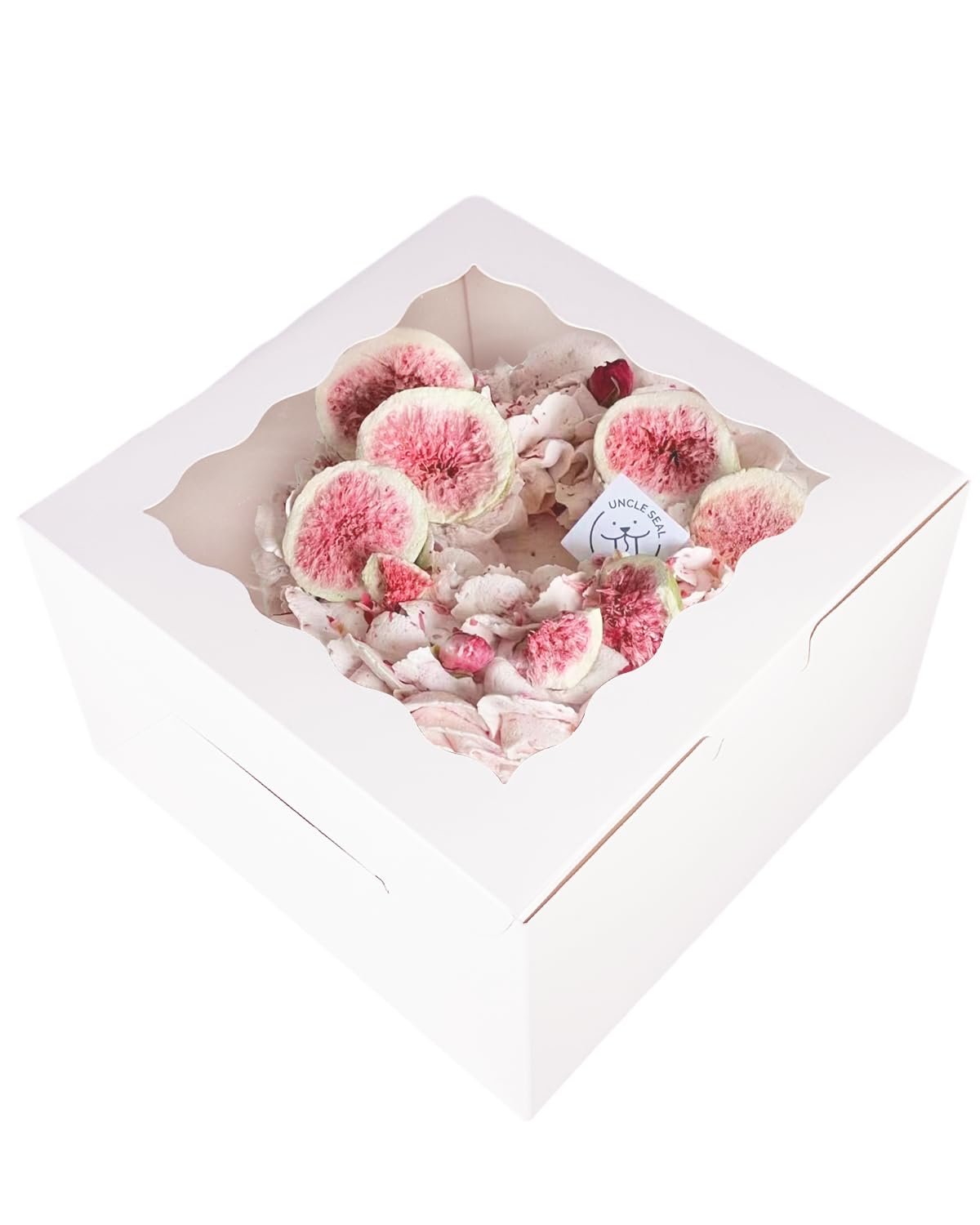Großhandel 10x10x5 Cake Box, 4 Sets mit Fenster und 4 Sets 10