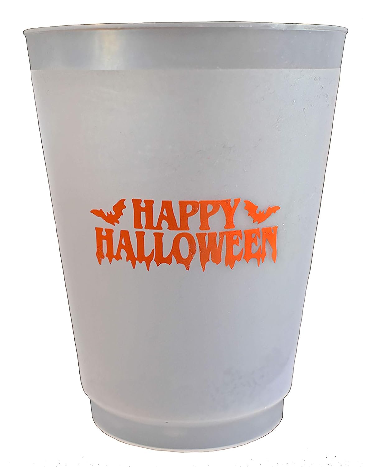 Großhandel 12oz Kunststoff Frost Flex Becher mit Happy Halloween Druck (Packung mit 12 Stück) - Individuelles Logo vom Hersteller erhältlich