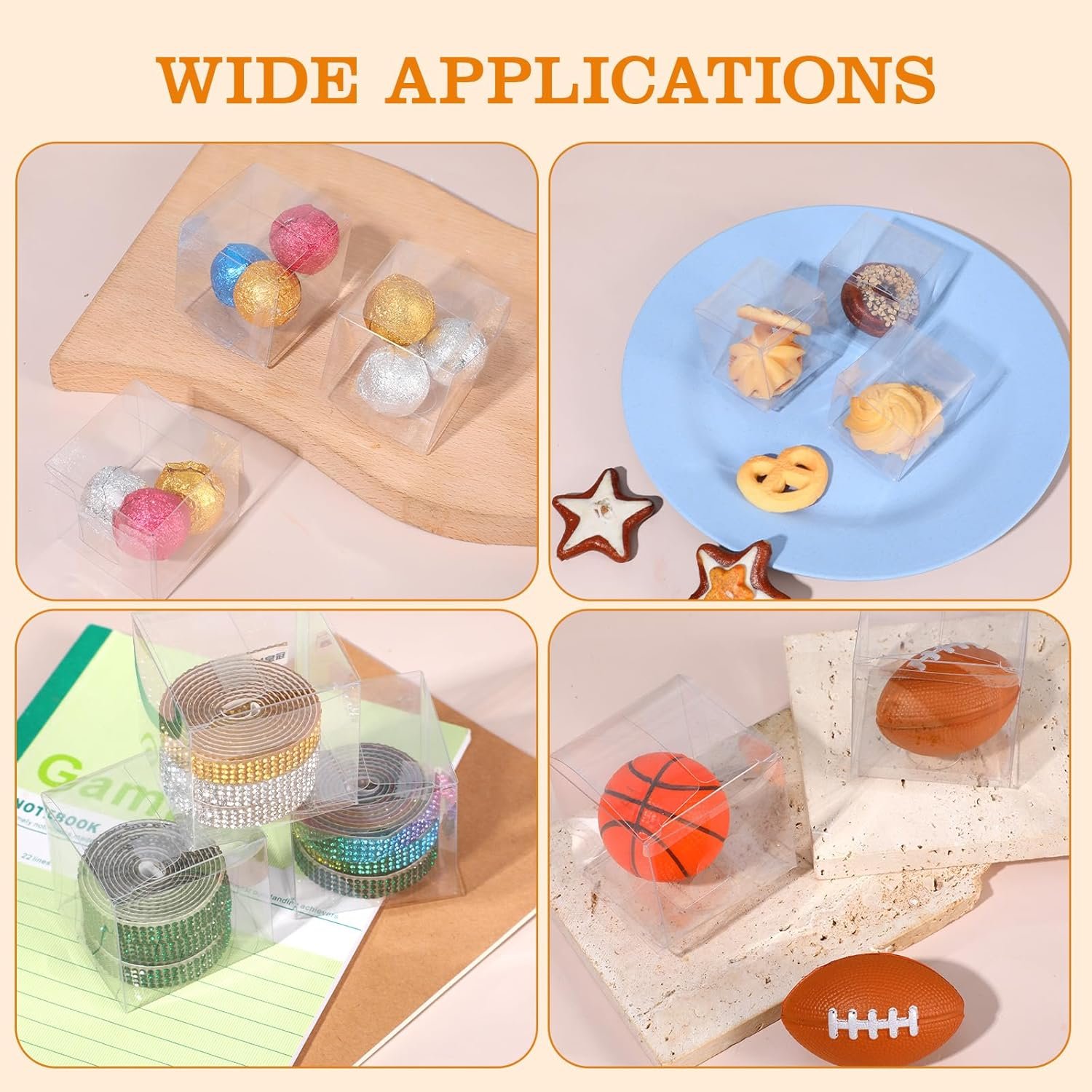 Großhandel 200 Stück Klare Favoritenboxen transparente Kunststoff Geschenkboxen für Tierleckerlis Verpackungswürfel Macarons Geburtstags- und Hochzeitsfeiern Baby Shower (2 x 2 x 2 Zoll) Individuelles Logo vom Hersteller Großhandel 200 Stück Klare Favoritenboxen transparente Kunststoff Geschenkboxen für Tierleckerlis Verpackungswürfel Macarons Geburtstags- und Hochzeitsfeiern Baby Shower (2 x 2 x 2 Zoll) Individuelles Logo vom Hersteller