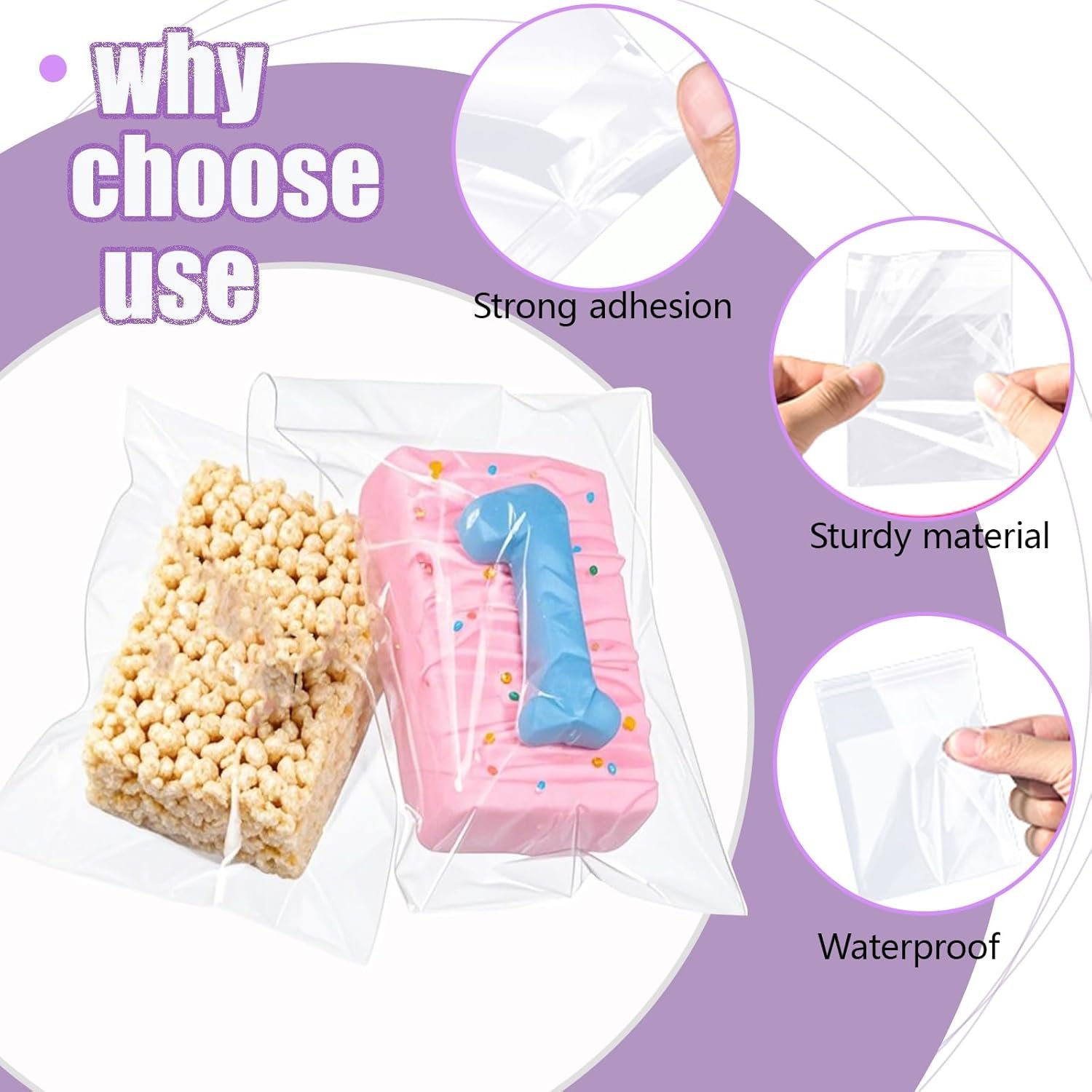 Großhandel 100 Stück 4 x 6 Zoll klare Cellophanbeutel für Cookies, Rice Krispie Treats, Macarons, Brownies, Seife, Schokoladentrüffel, Süßigkeiten – Ideal für Hochzeits- und Geburtstagsfeiern mit individuellem Logo als perfekte Produkte für Ihre Eigenmarke von unserem Hersteller. Großhandel 100 Stück 4 x 6 Zoll klare Cellophanbeutel für Cookies, Rice Krispie Treats, Macarons, Brownies, Seife, Schokoladentrüffel, Süßigkeiten – Ideal für Hochzeits- und Geburtstagsfeiern mit individuellem Logo als perfekte Produkte für Ihre Eigenmarke von unserem Hersteller.