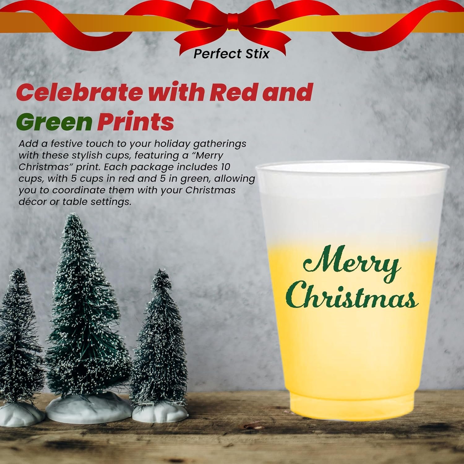 Großhandel Frost Flex Cups 16oz mit Merry Christmas Print (Packung mit 10 Stück), Individuelles Logo für OEM-Bestellungen verfügbar. Großhandel Frost Flex Cups 16oz mit Merry Christmas Print (Packung mit 10 Stück), Individuelles Logo für OEM-Bestellungen verfügbar.