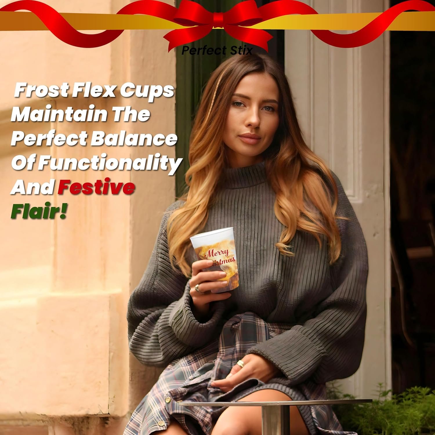Großhandel Frost Flex Cups 16oz mit Merry Christmas Print (Packung mit 10 Stück), Individuelles Logo für OEM-Bestellungen verfügbar. Großhandel Frost Flex Cups 16oz mit Merry Christmas Print (Packung mit 10 Stück), Individuelles Logo für OEM-Bestellungen verfügbar.