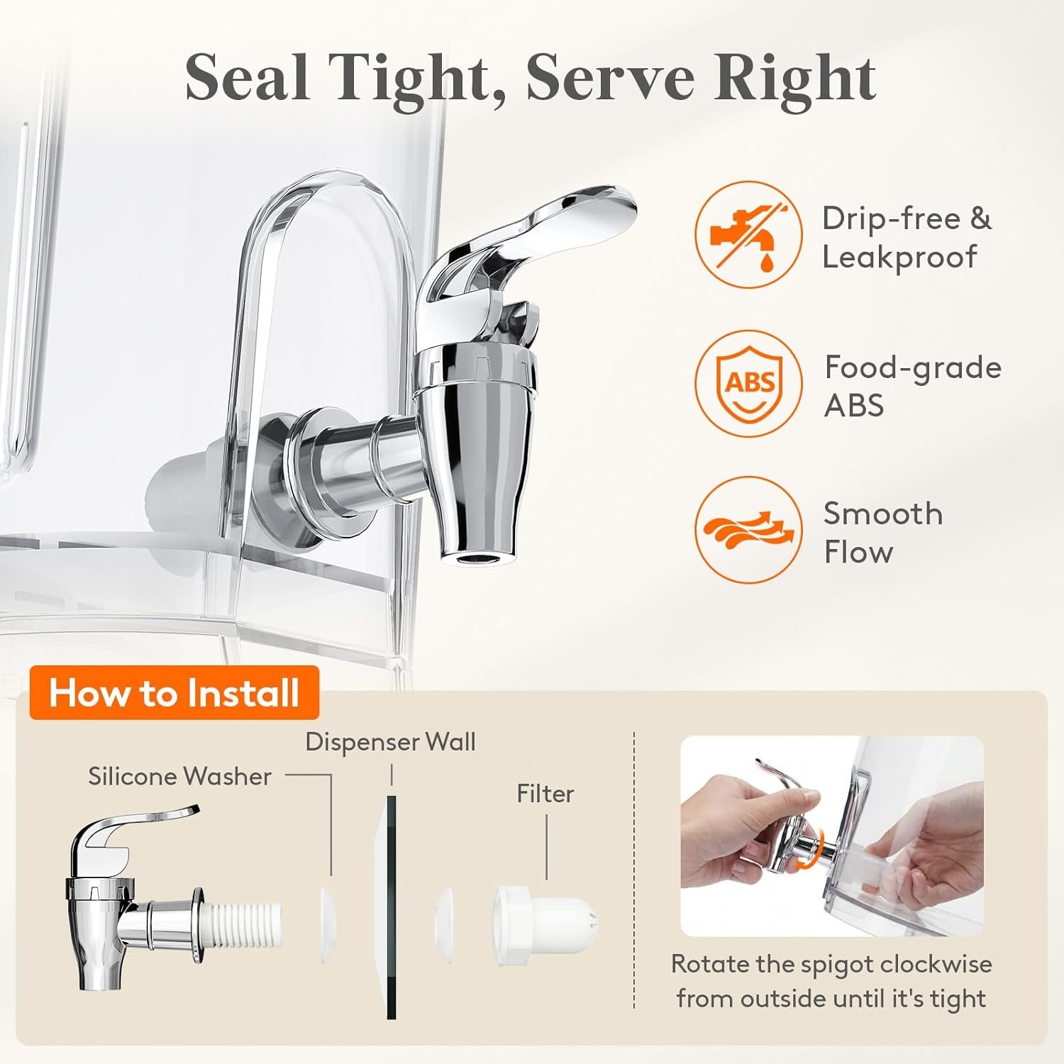 Großhandel großer Getränkespender 7,5 Liter für Partys, klarer Saft-Behälter mit Zapfhahn und Eisbehälter, BPA-freier Wasserkrug für Veranstaltungen, Hersteller für individuelle Logos, Bulk-Bestellungen möglich.